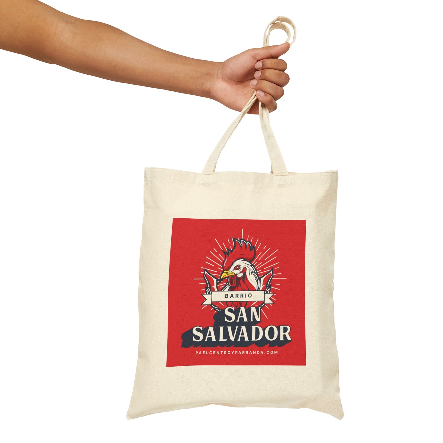 San Salvador, Remedios. Cotton Canvas Tote Bag
