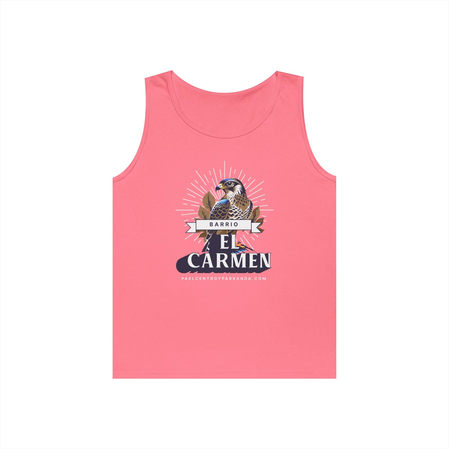 El Carmen, Remedios. Unisex Heavy Cotton Tank Top