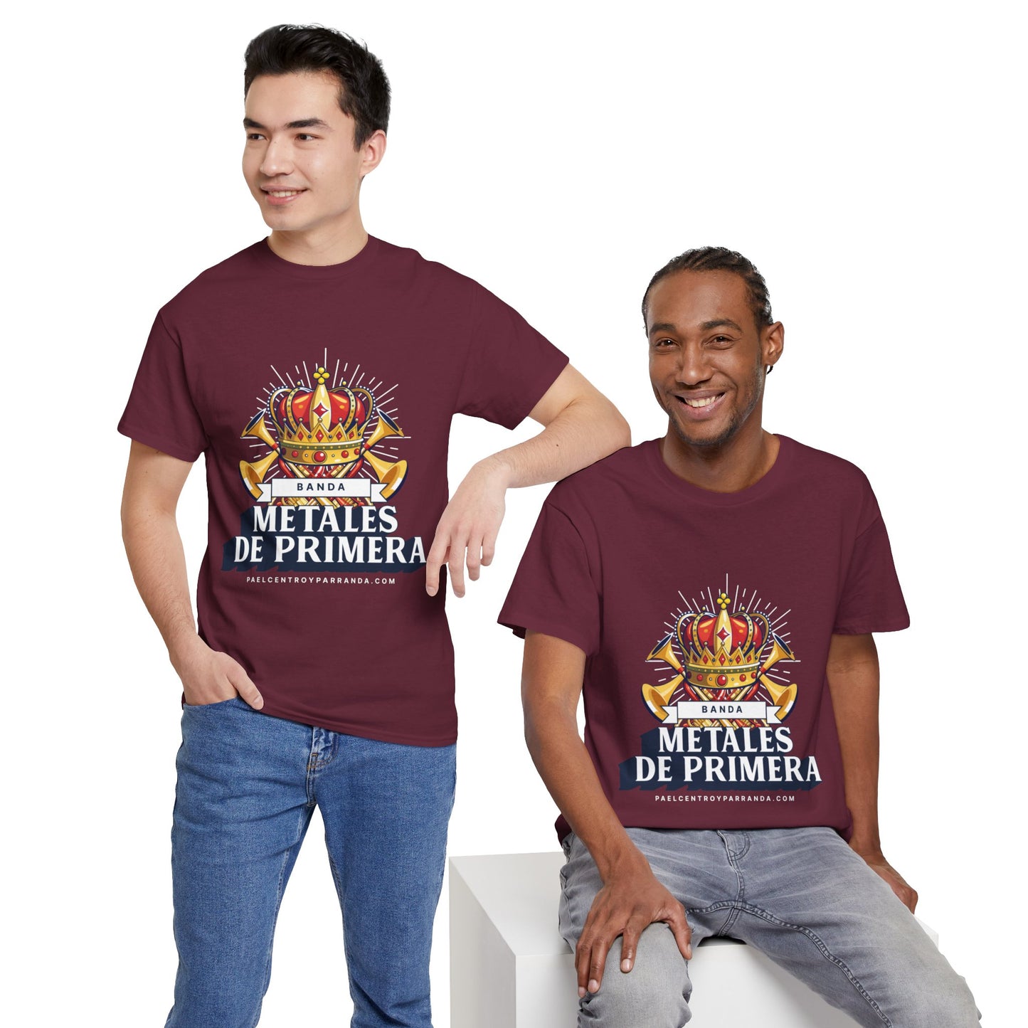 Metales de Primera. (adults) Unisex Heavy Cotton Tee