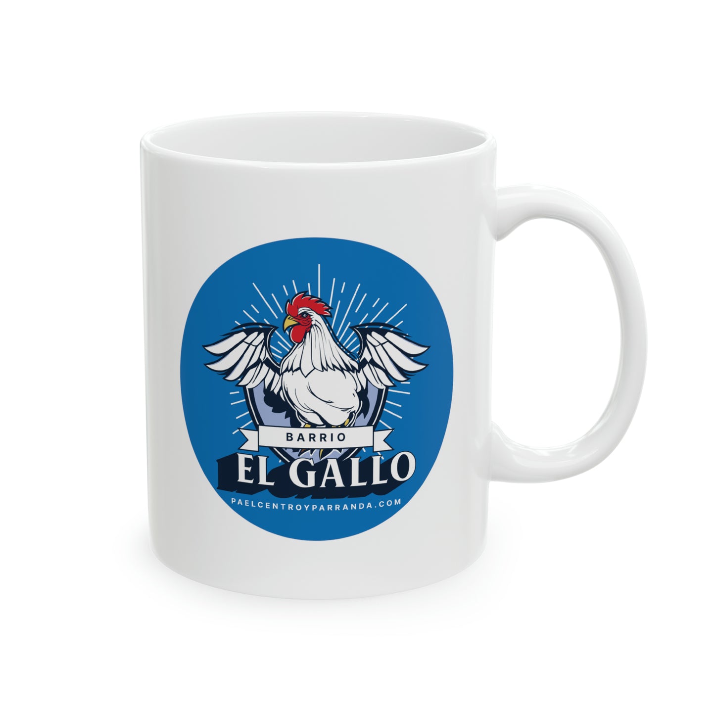 El Gallo, Taguayabón. Ceramic Mug, 11oz