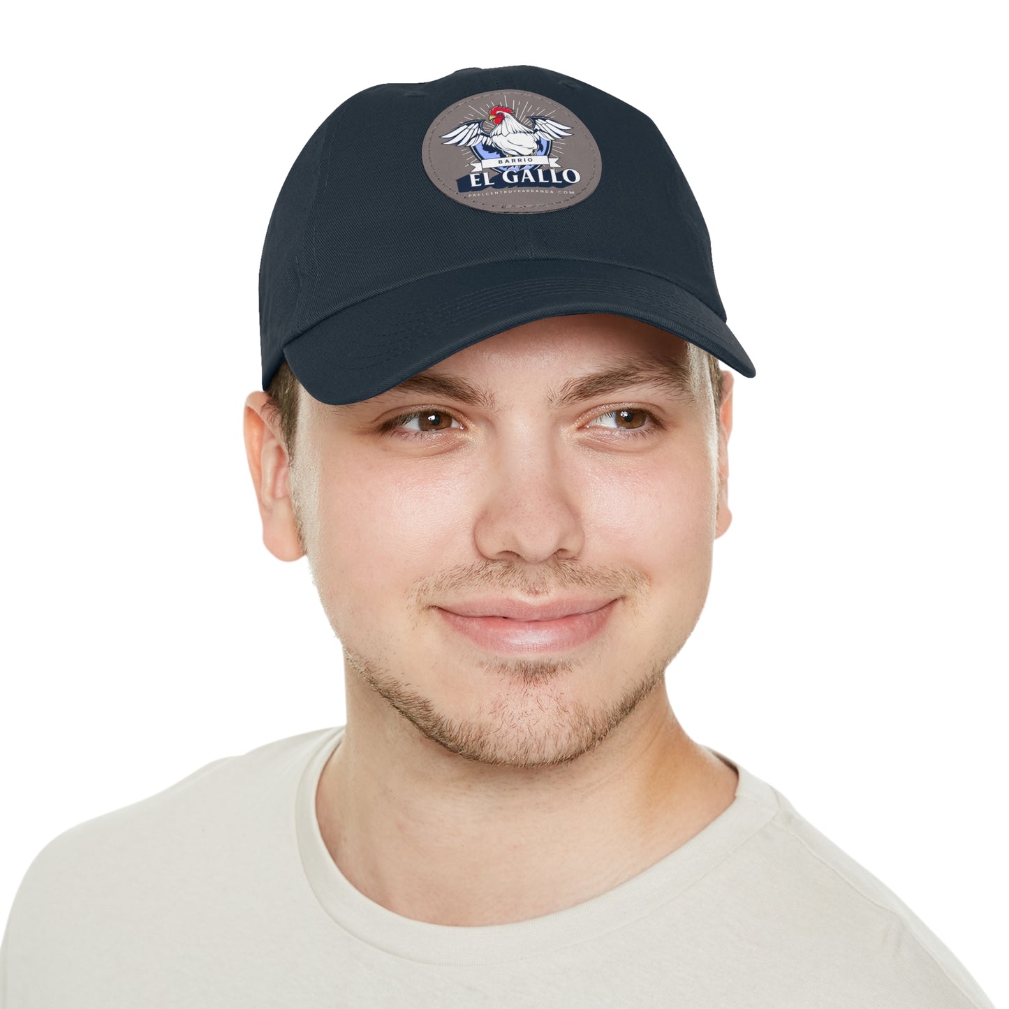 El Gallo, Taguayabón. Dad Hat with Leather Patch (Round)