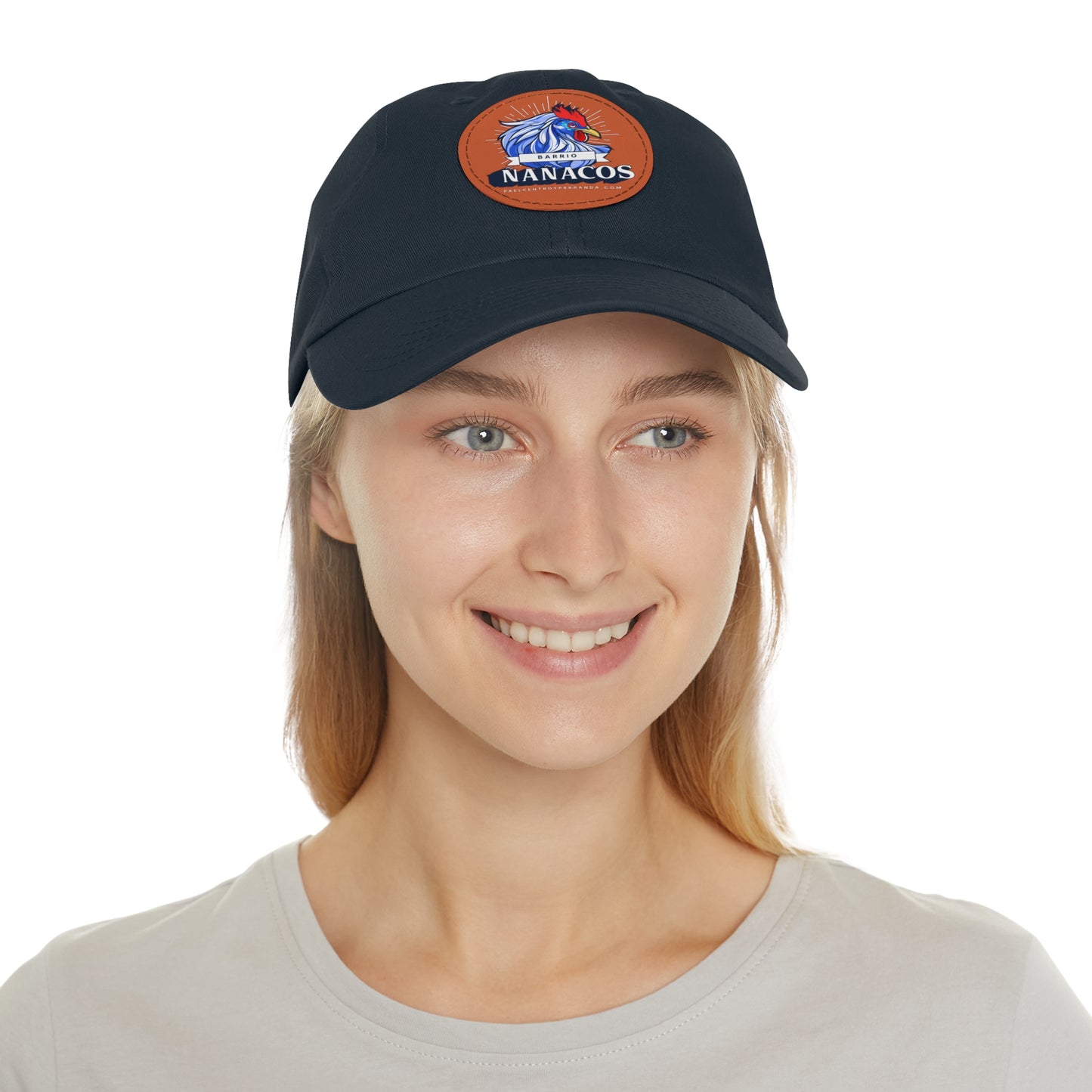 Ñañacos, Vueltas. Dad Hat with Leather Patch (Round)