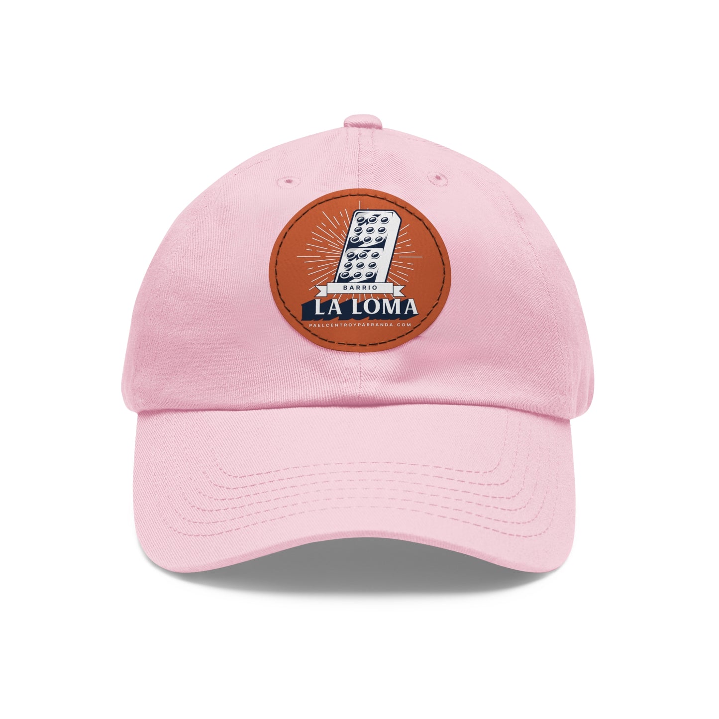La Loma, Buenavista. Dad Hat with Leather Patch (Round)