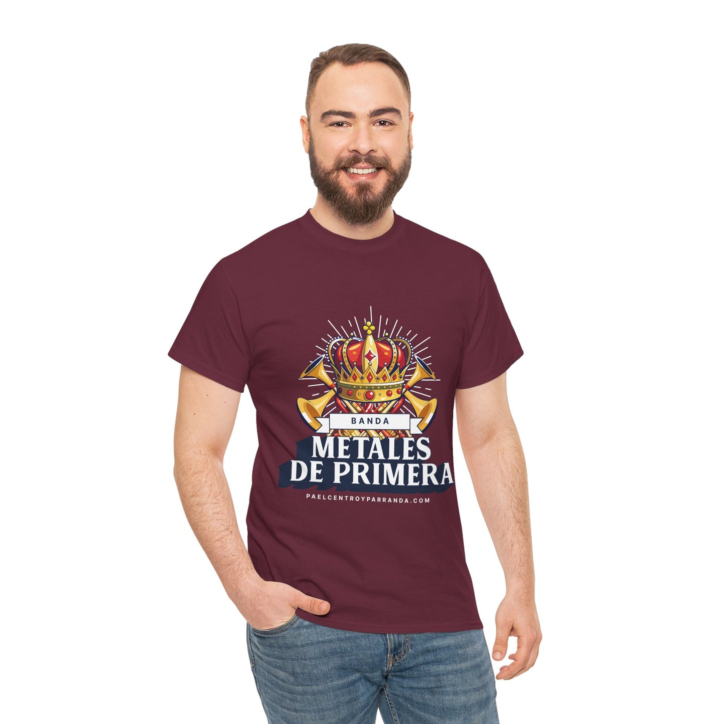 Metales de Primera. (adults) Unisex Heavy Cotton Tee