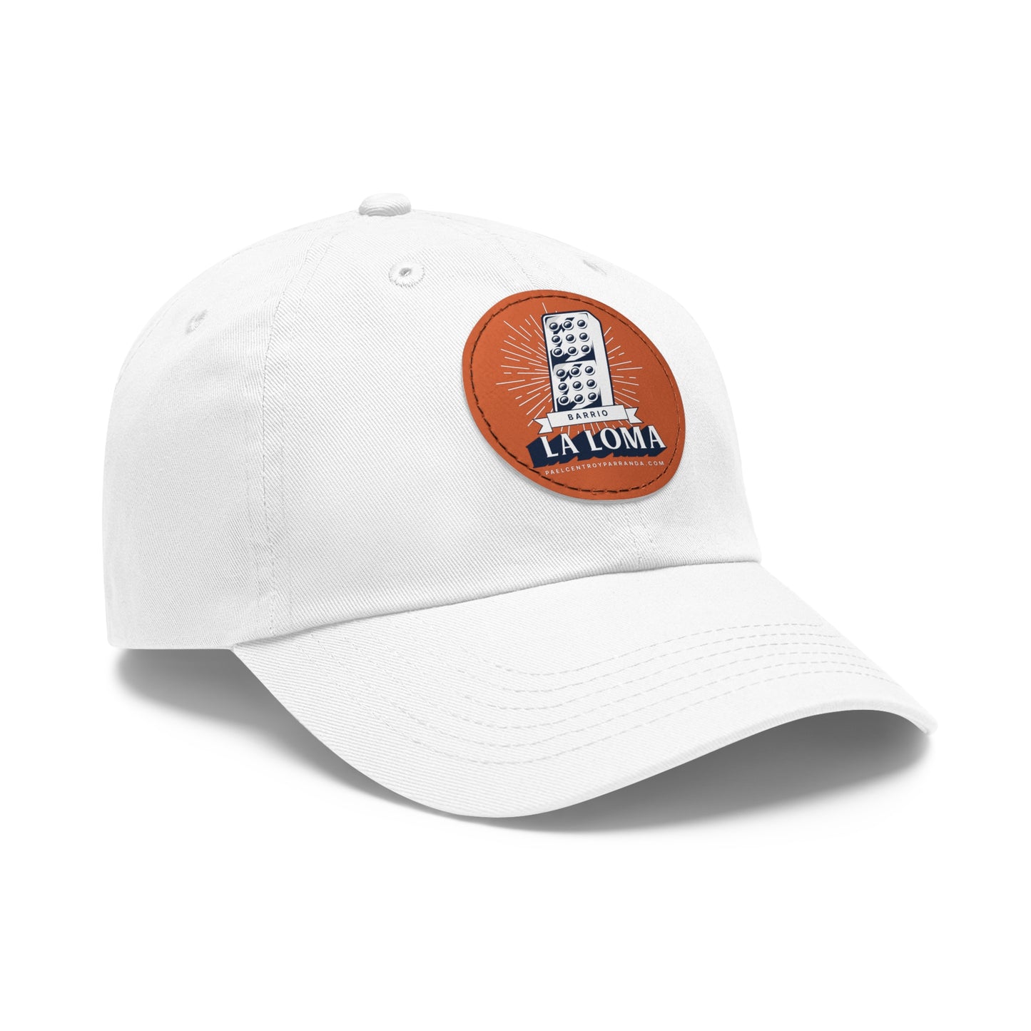 La Loma, Buenavista. Dad Hat with Leather Patch (Round)