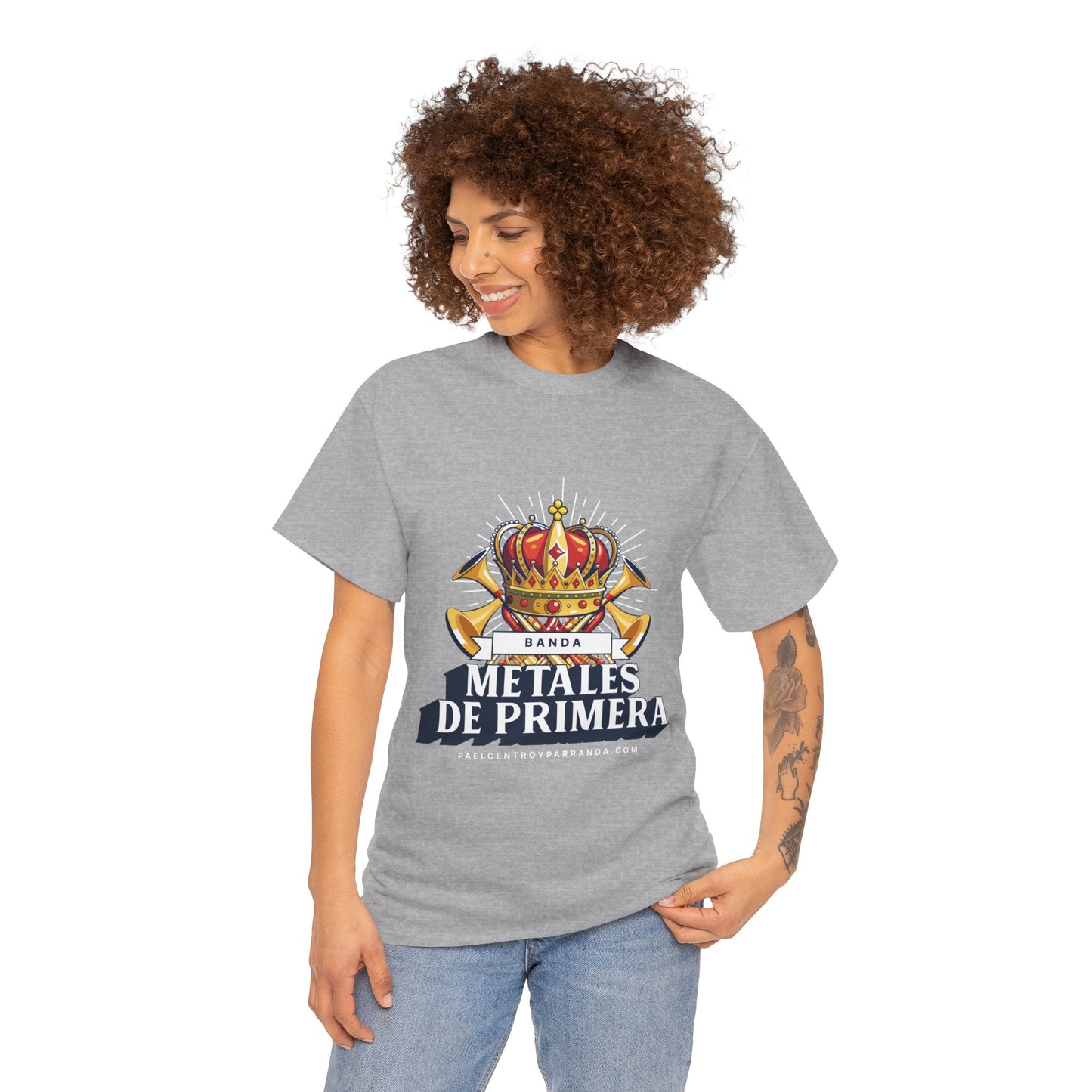 Metales de Primera. (adults) Unisex Heavy Cotton Tee
