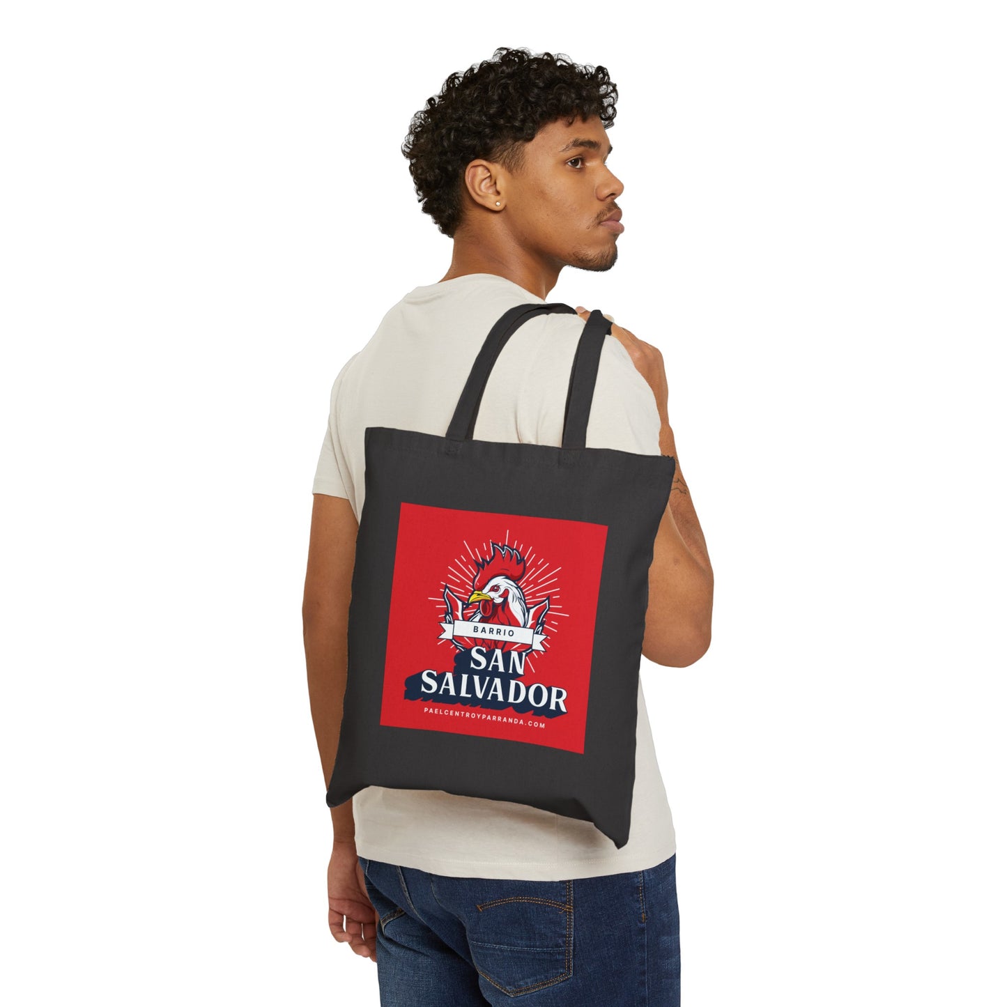 San Salvador, Remedios. Cotton Canvas Tote Bag