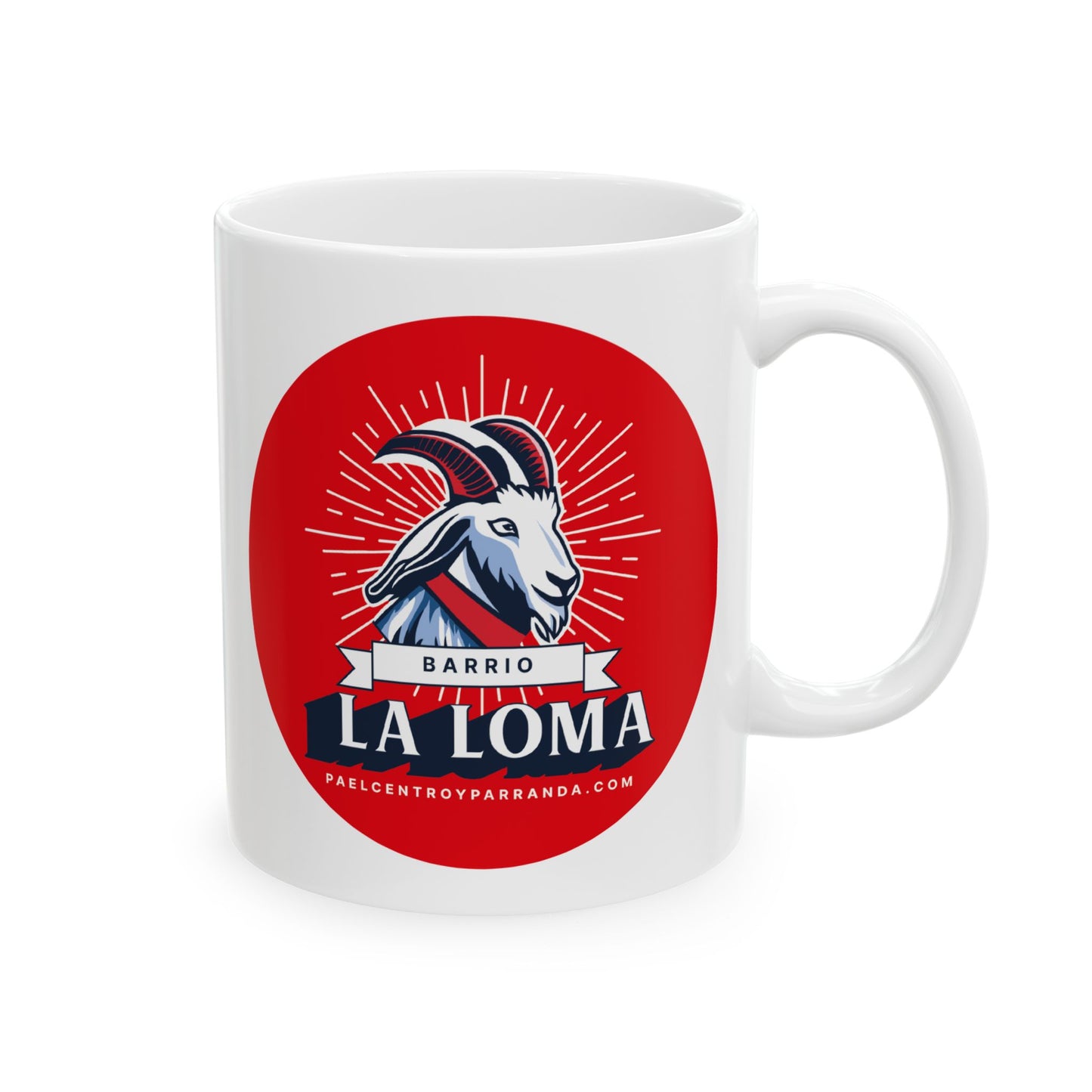 La Loma, Zulueta. Ceramic Mug, 11oz