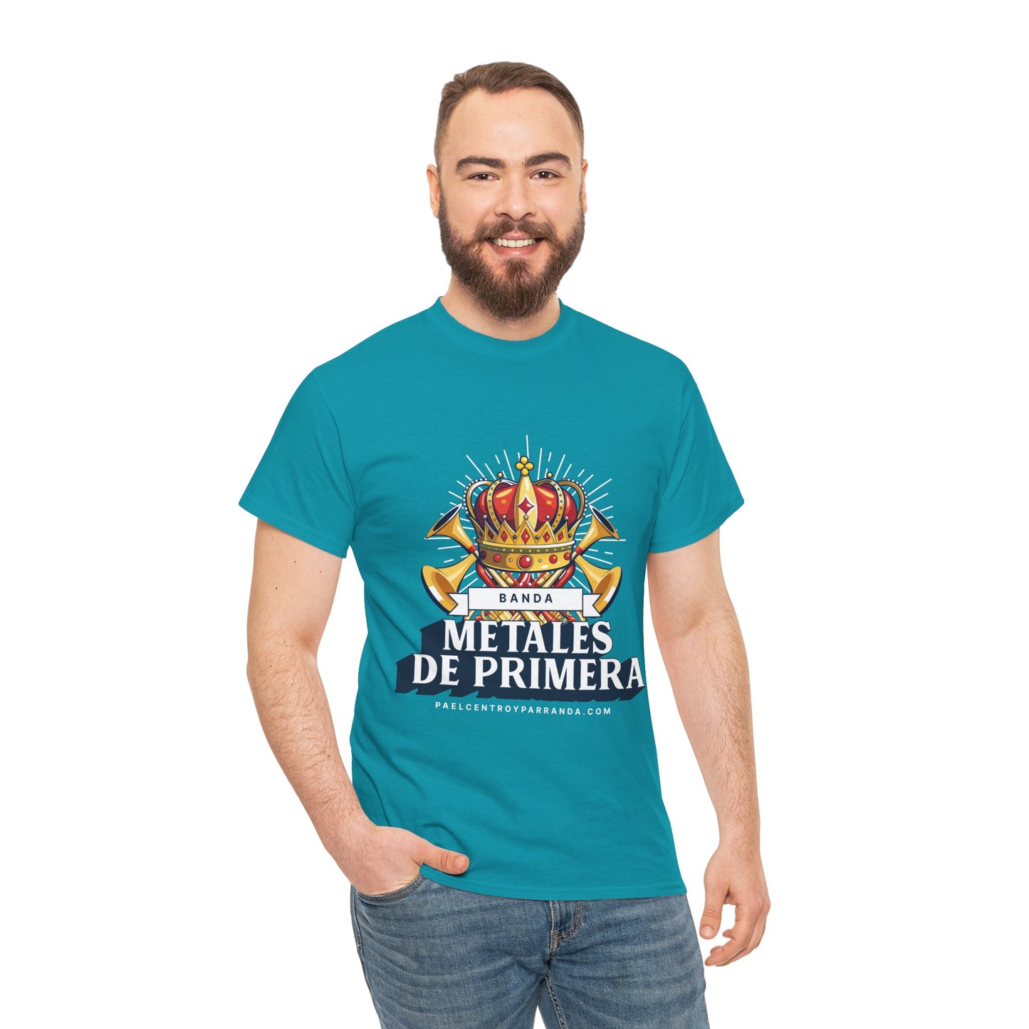 Metales de Primera. (adults) Unisex Heavy Cotton Tee