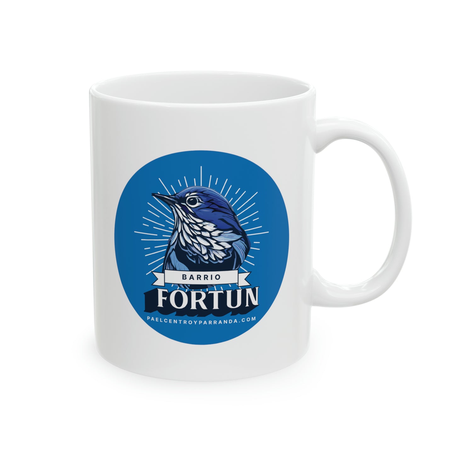 Fortún, Placetas. Ceramic Mug, 11oz