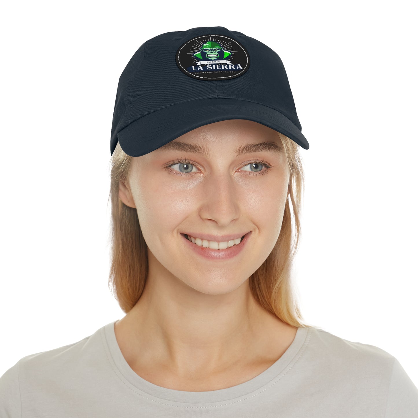 La Sierra, Buenavista. Dad Hat with Leather Patch (Round)