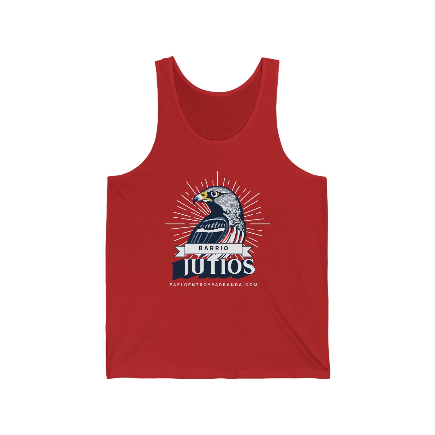 Jutíos, Vueltas. Unisex Jersey Tank