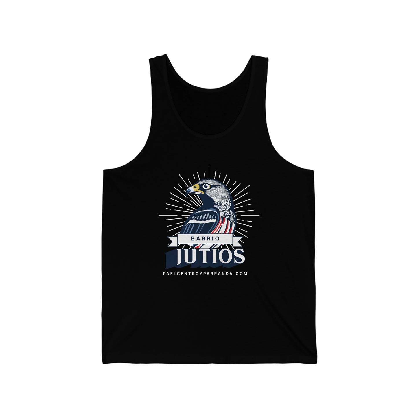 Jutíos, Vueltas. Unisex Jersey Tank