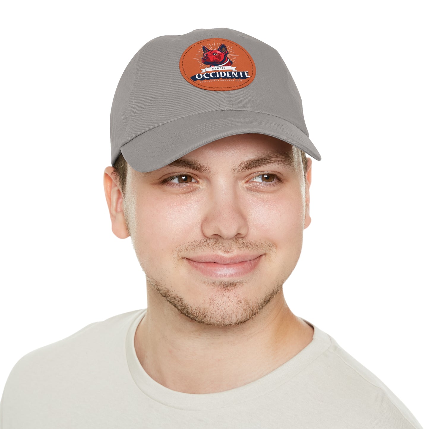 Occidente, Zaza del Medio. Dad Hat with Leather Patch (Round)