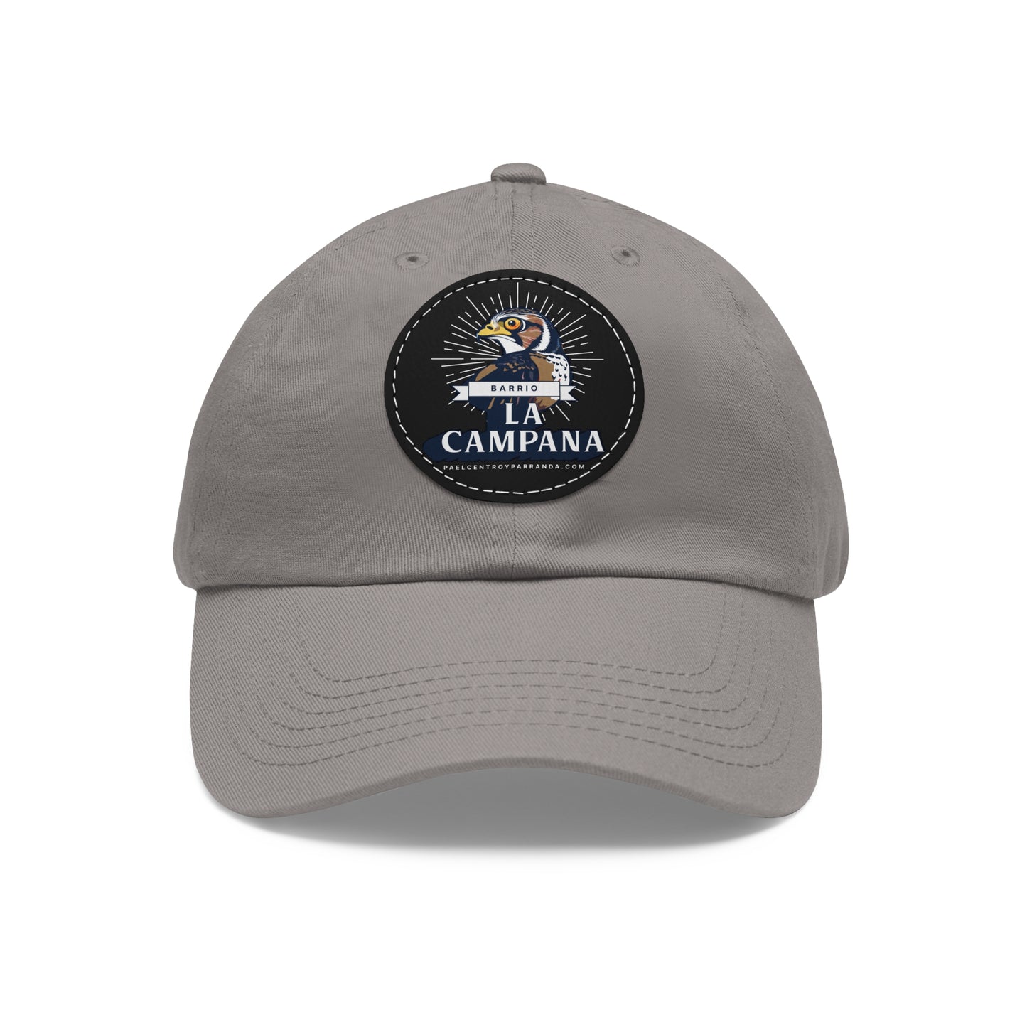 La Campana, Mayajigua. Dad Hat with Leather Patch (Round)