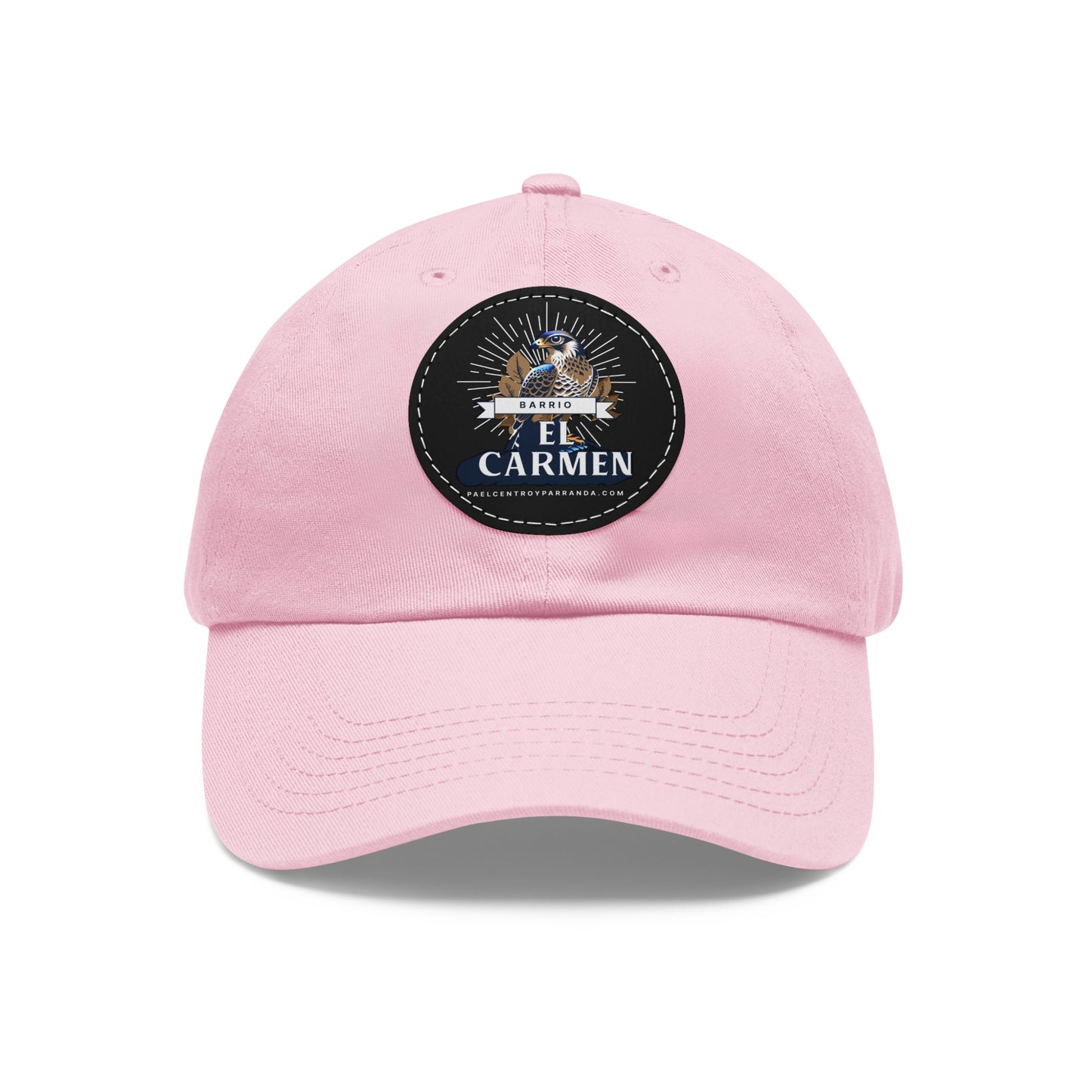 El Carmen, Remedios. Dad Hat with Leather Patch (Round)