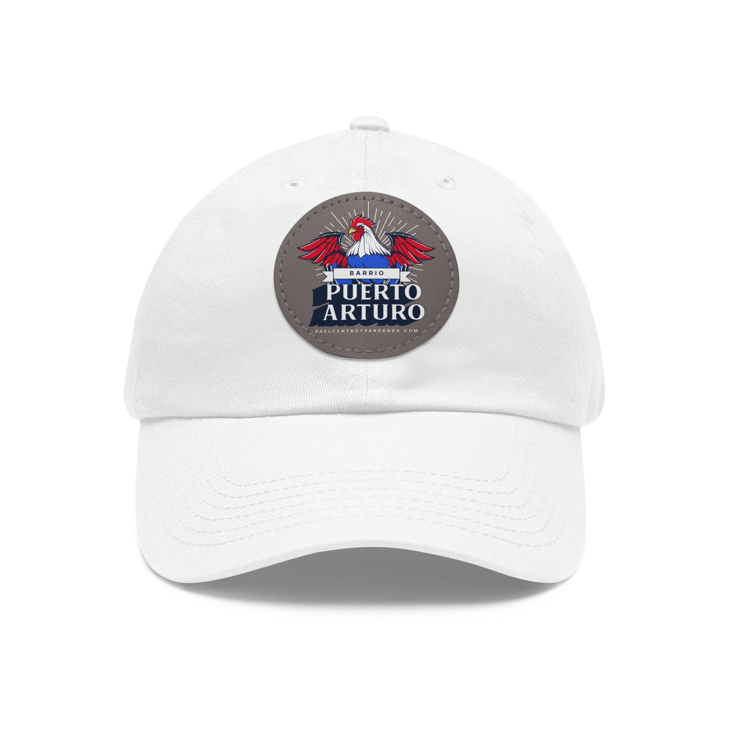 Puerto Arturo, Mayajigua. Dad Hat with Leather Patch (Round)