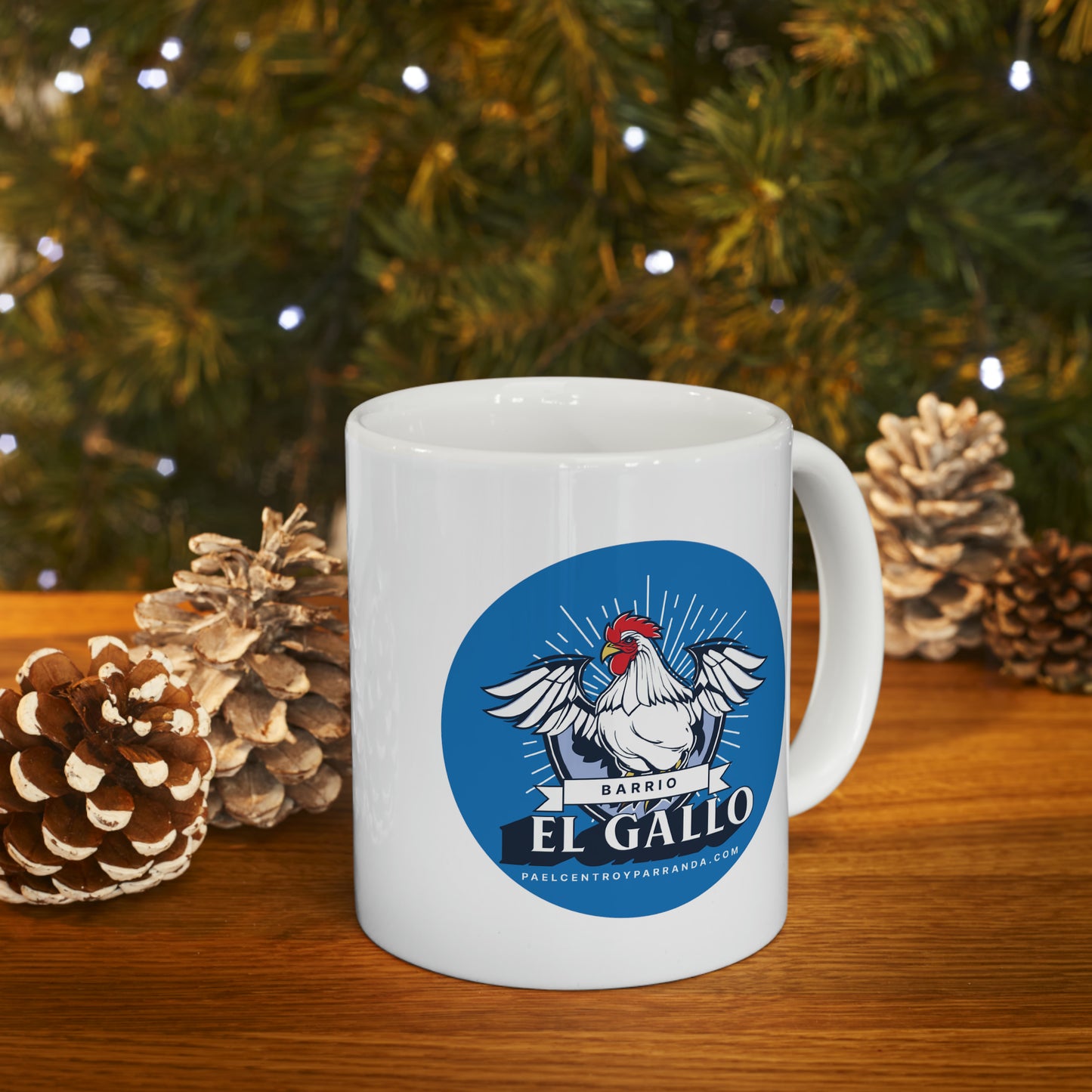 El Gallo, Taguayabón. Ceramic Mug, 11oz