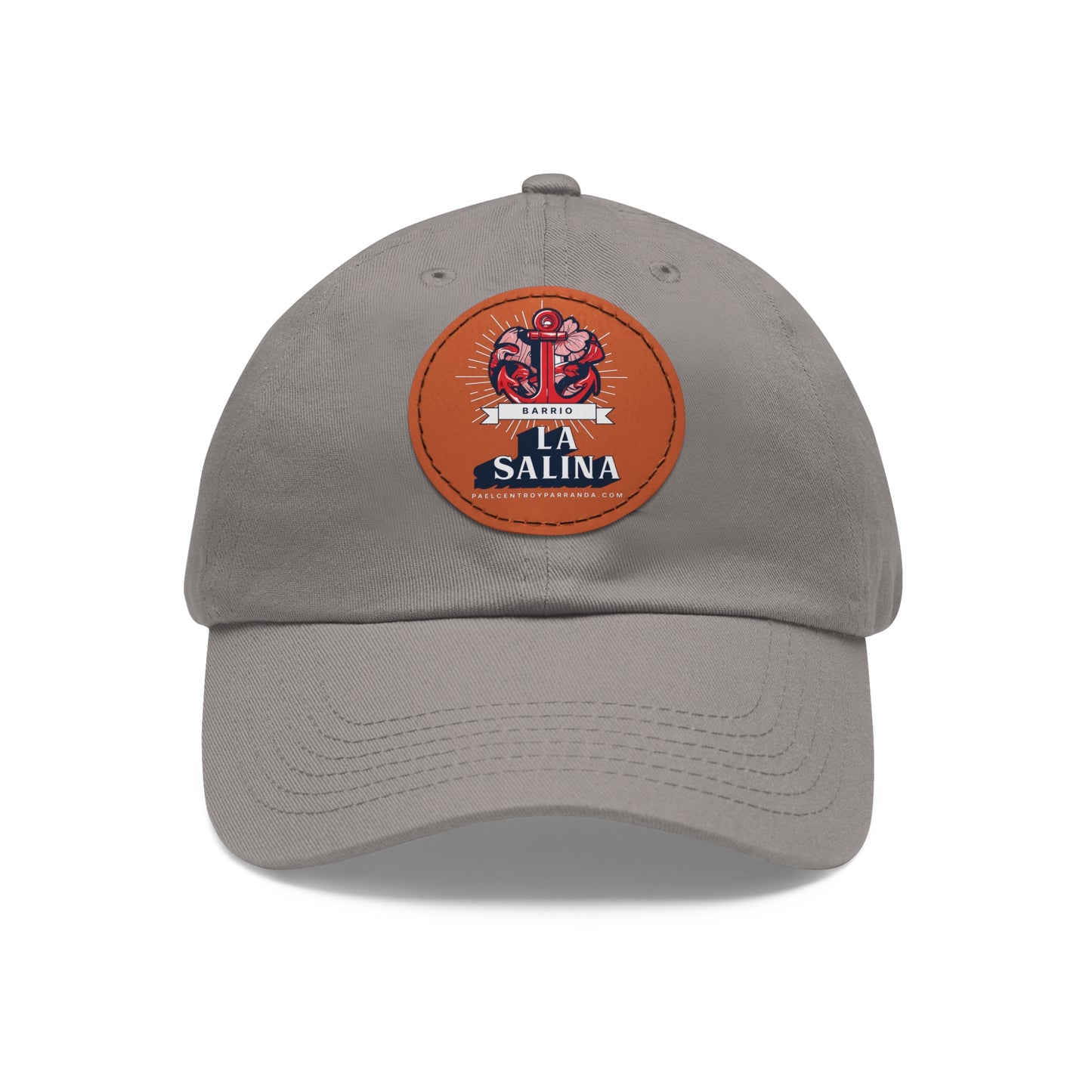 La Salina, Punta Alegre. Dad Hat with Leather Patch (Round)