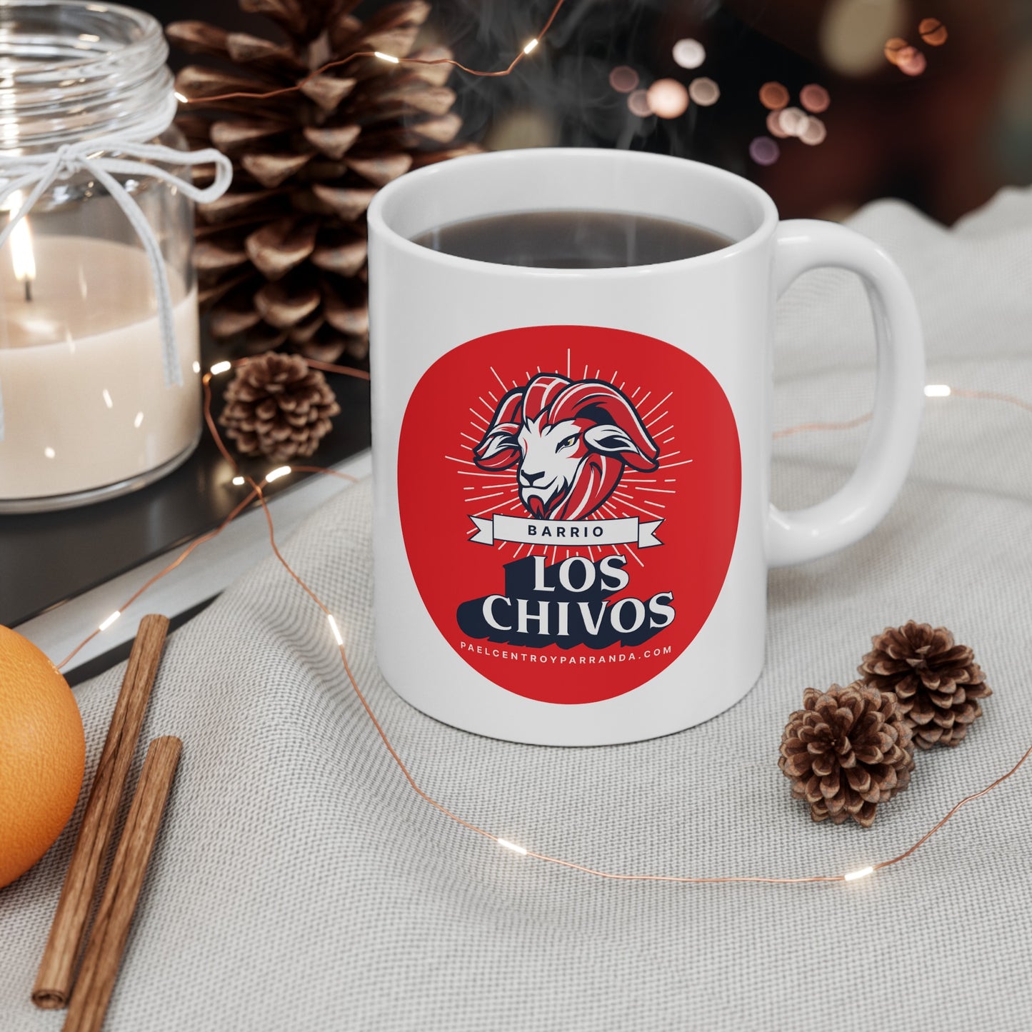 Los Chivos, Encrucijada. Ceramic Mug, 11oz