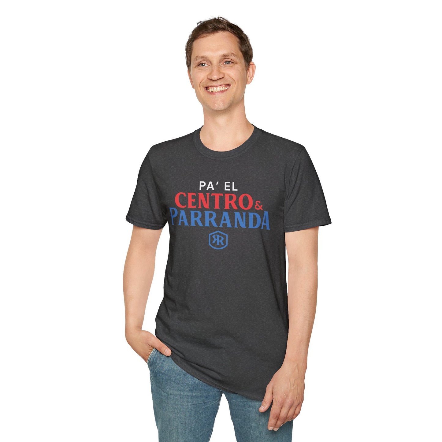 Pa' el centro & parranda, Unisex Softstyle T-Shirt