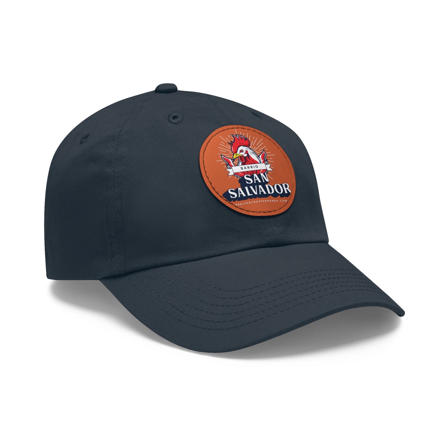 San Salvador, Remedios. Dad Hat with Leather Patch (Round)