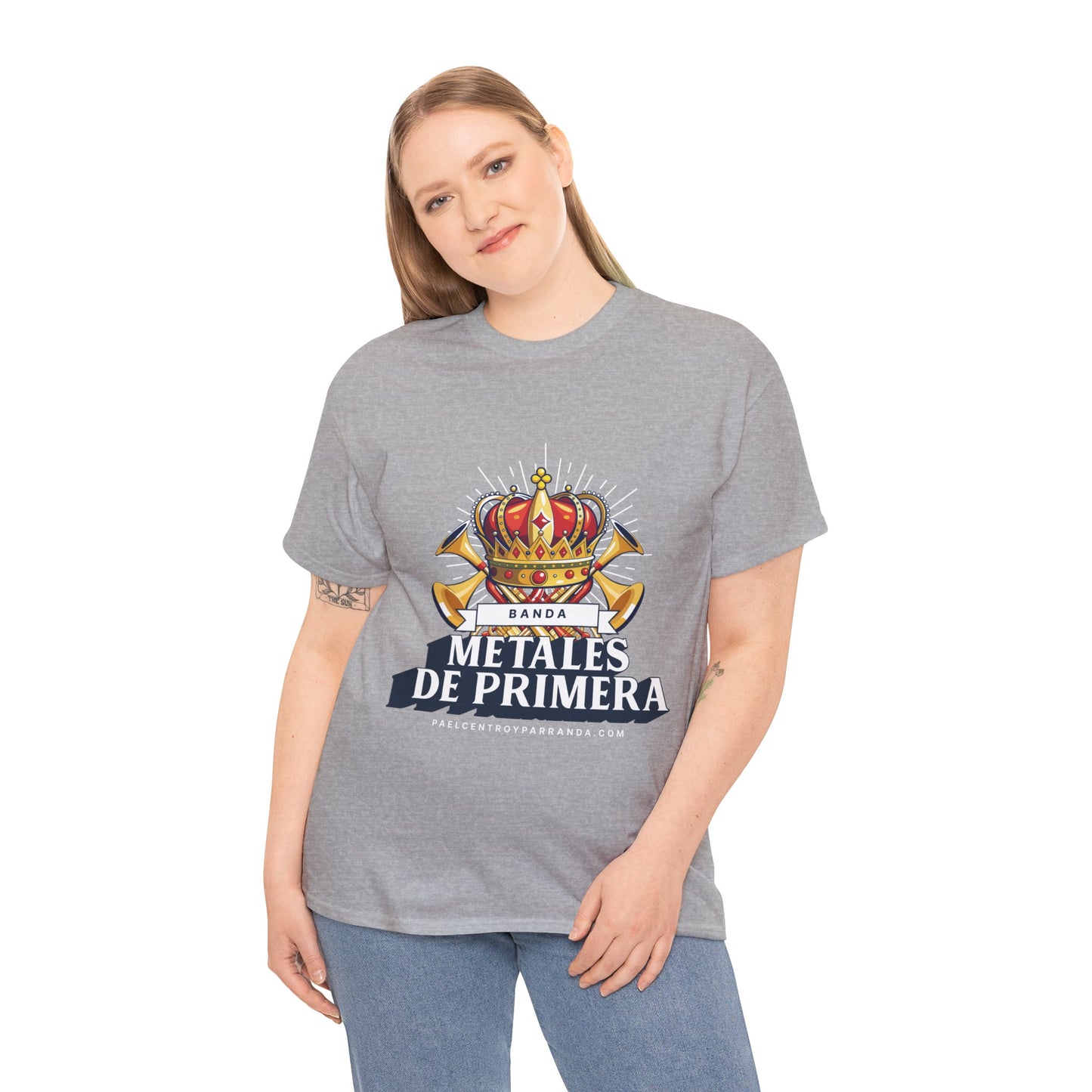 Metales de Primera. (adults) Unisex Heavy Cotton Tee