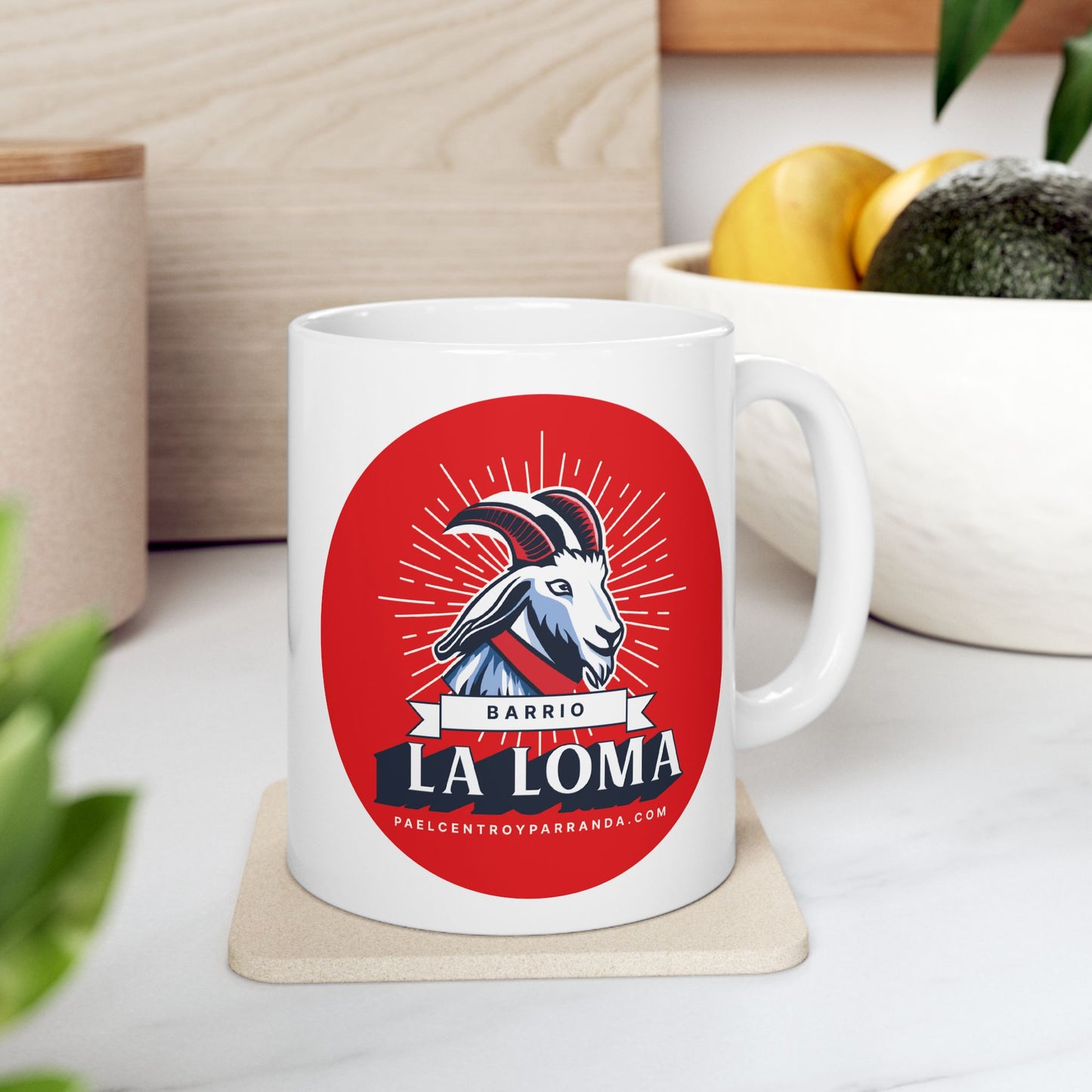 La Loma, Zulueta. Ceramic Mug, 11oz