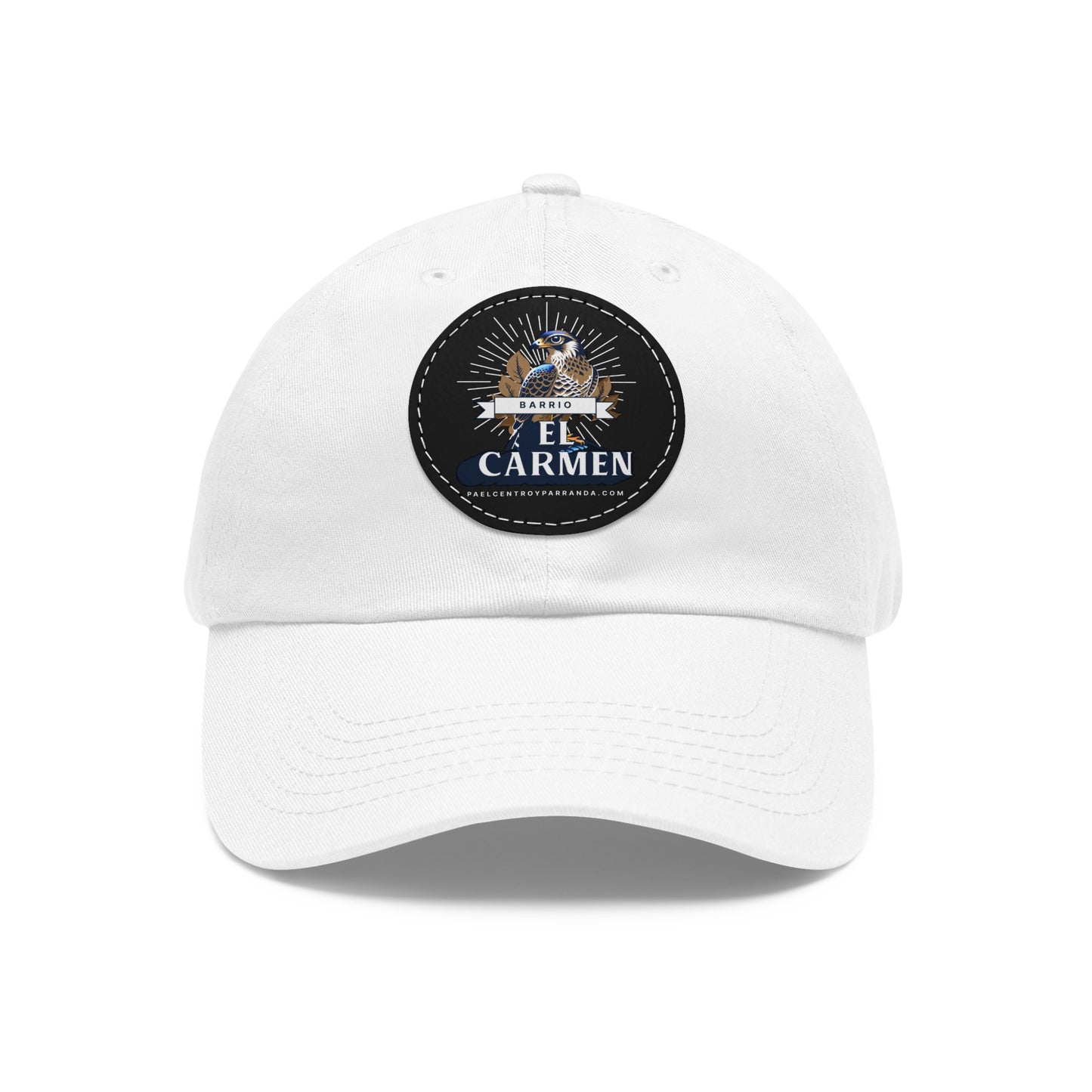 El Carmen, Remedios. Dad Hat with Leather Patch (Round)