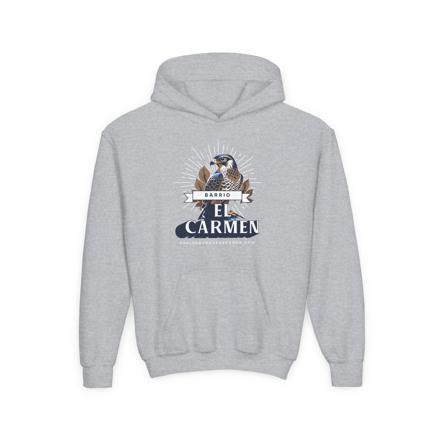 El Carmen, Remedios. (niños) Youth Heavy Blend Hooded Sweatshirt
