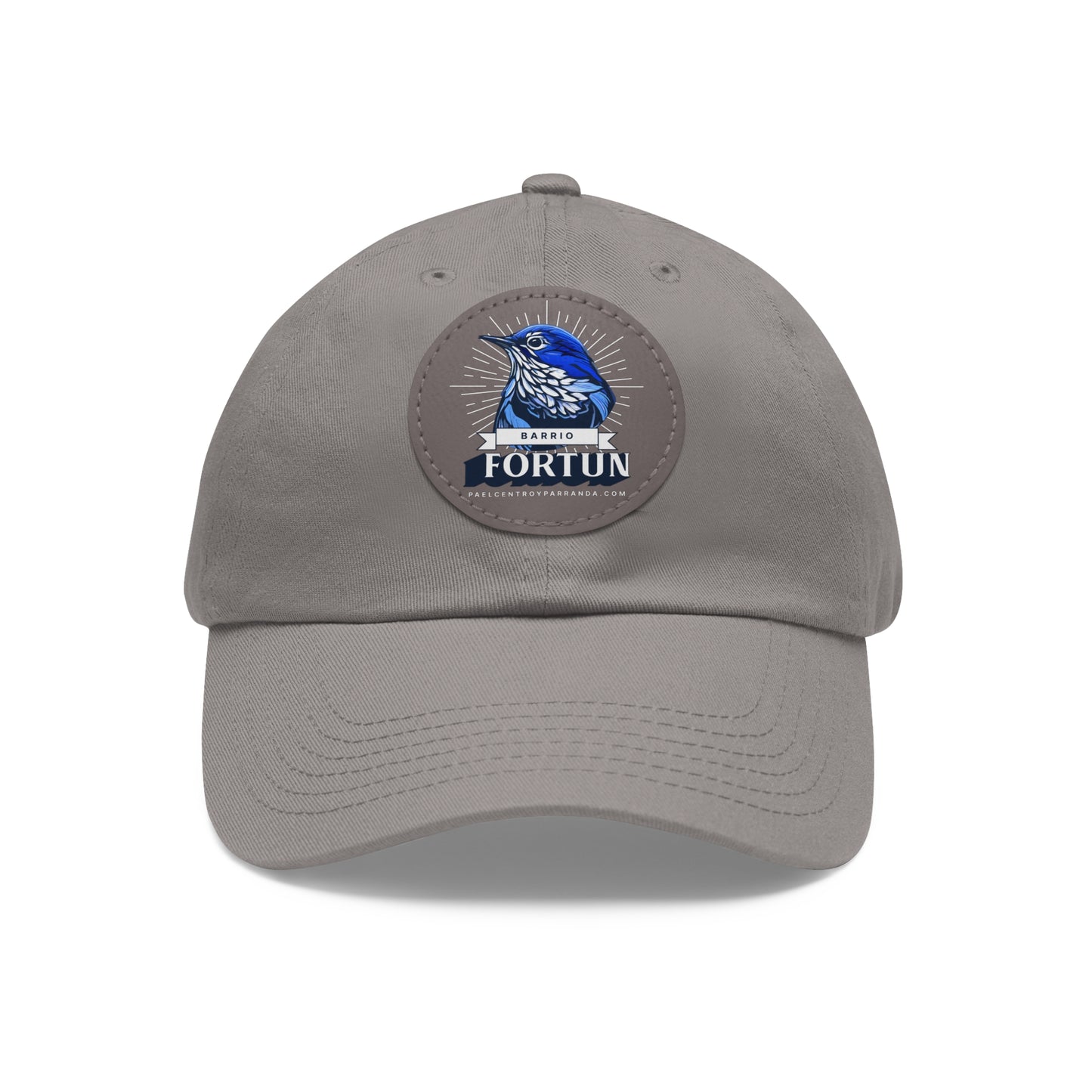 Fortún, Placetas. Dad Hat with Leather Patch (Round)