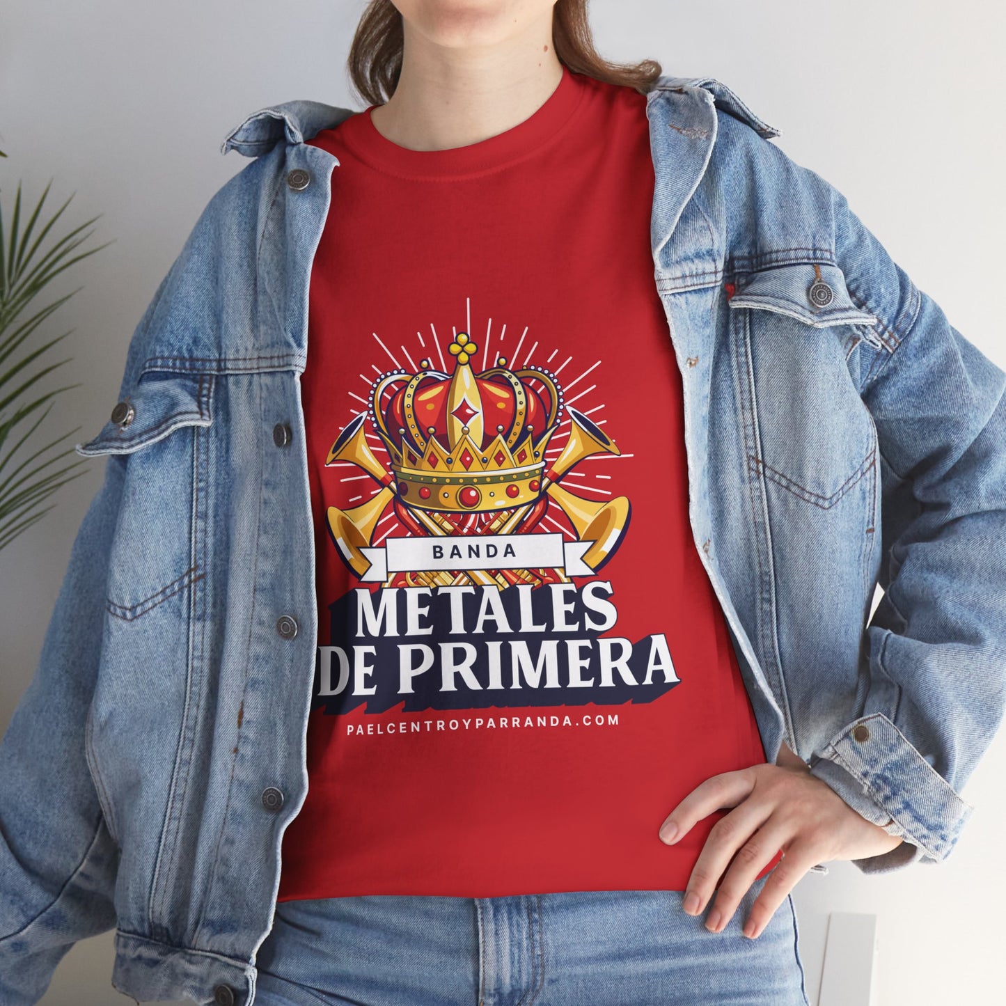 Metales de Primera. (adults) Unisex Heavy Cotton Tee