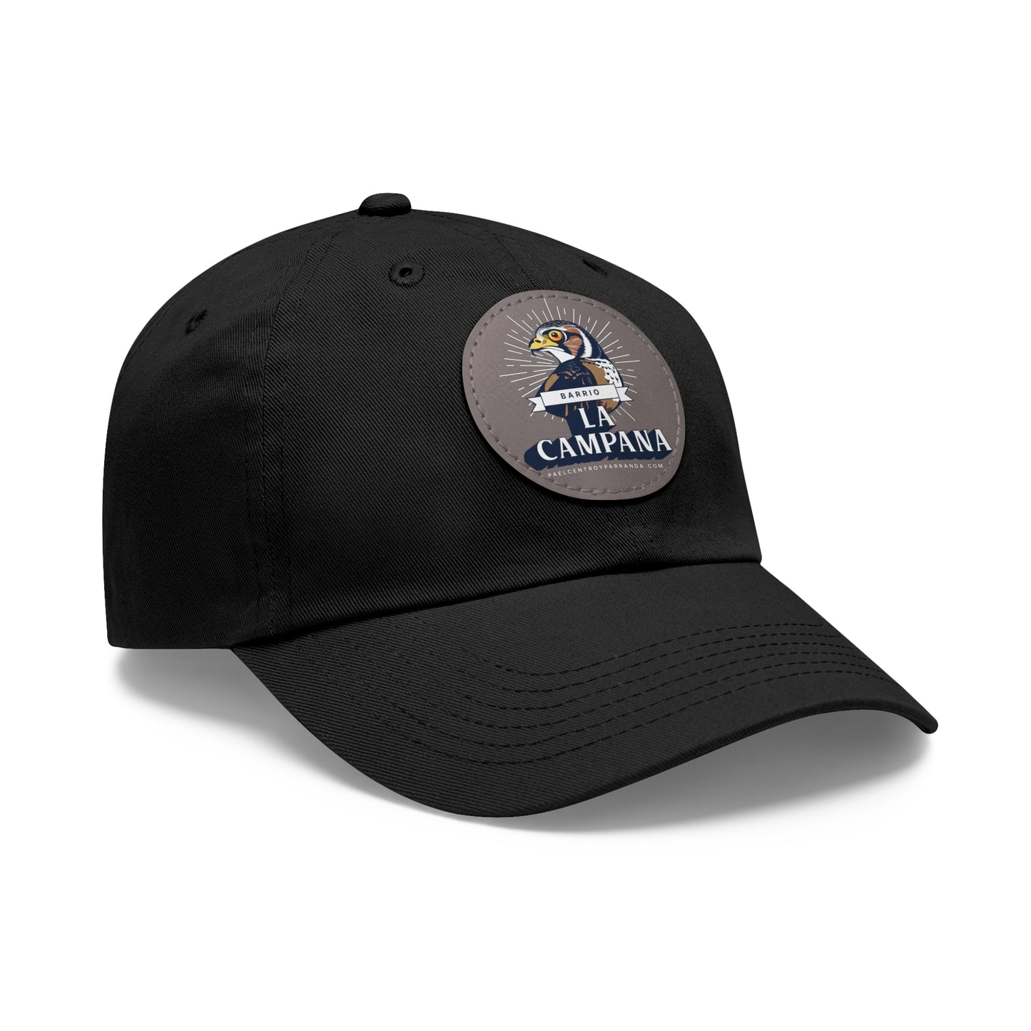 La Campana, Mayajigua. Dad Hat with Leather Patch (Round)