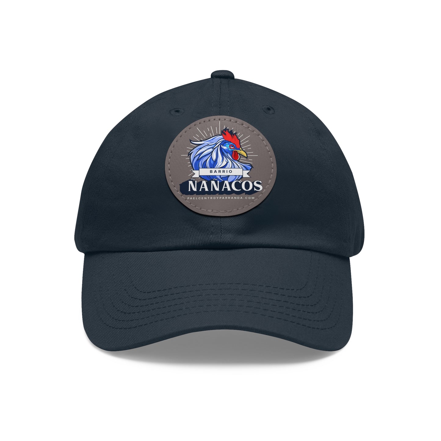 Ñañacos, Vueltas. Dad Hat with Leather Patch (Round)