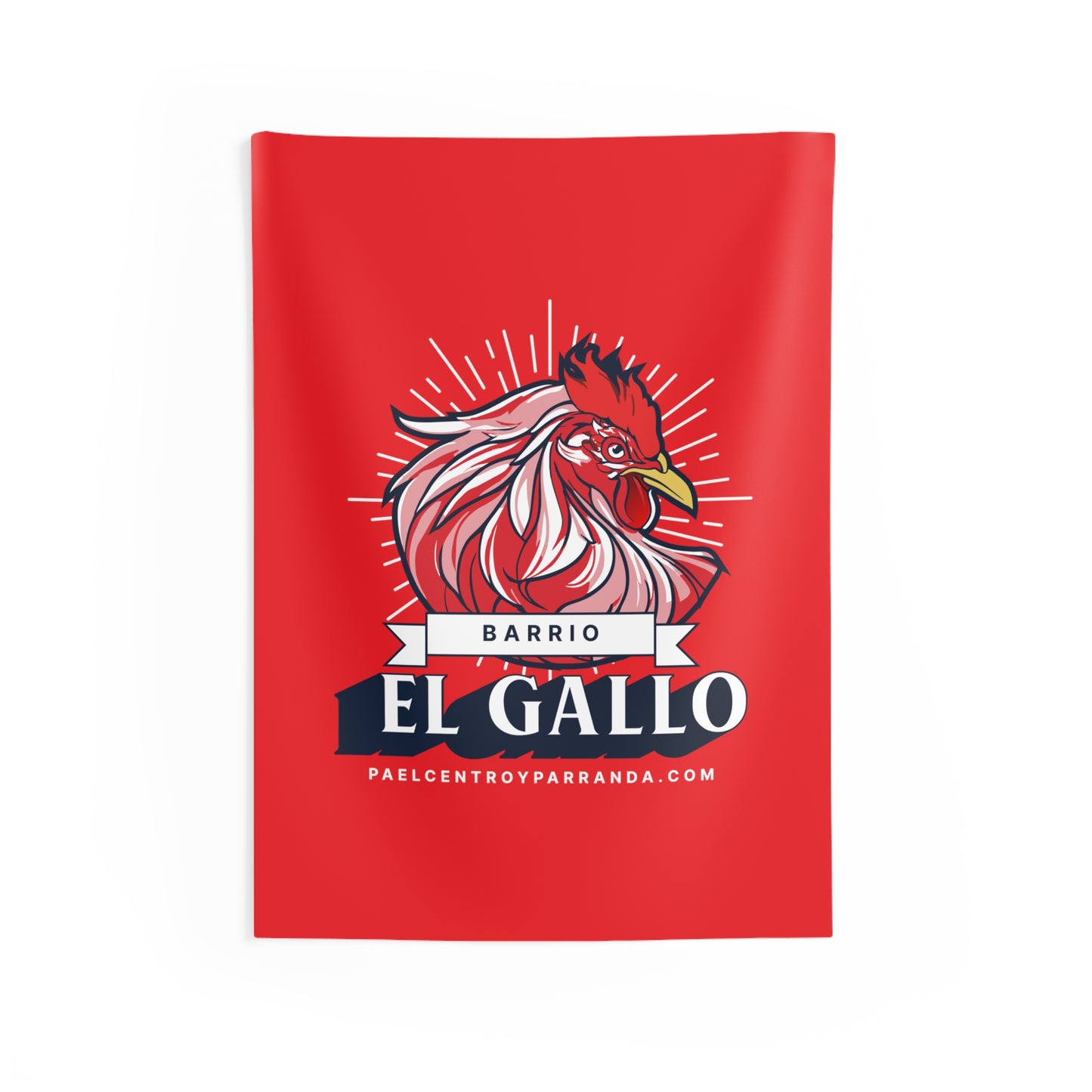 El Gallo, Chambas. Vertical. Indoor Wall Tapestries