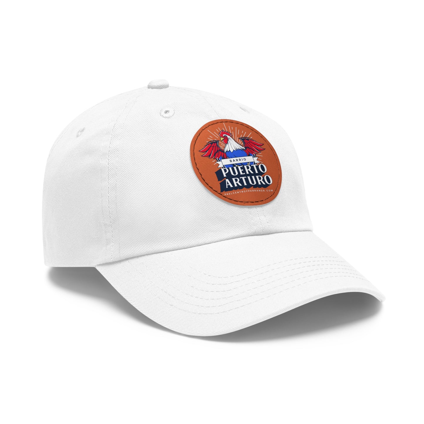 Puerto Arturo, Mayajigua. Dad Hat with Leather Patch (Round)