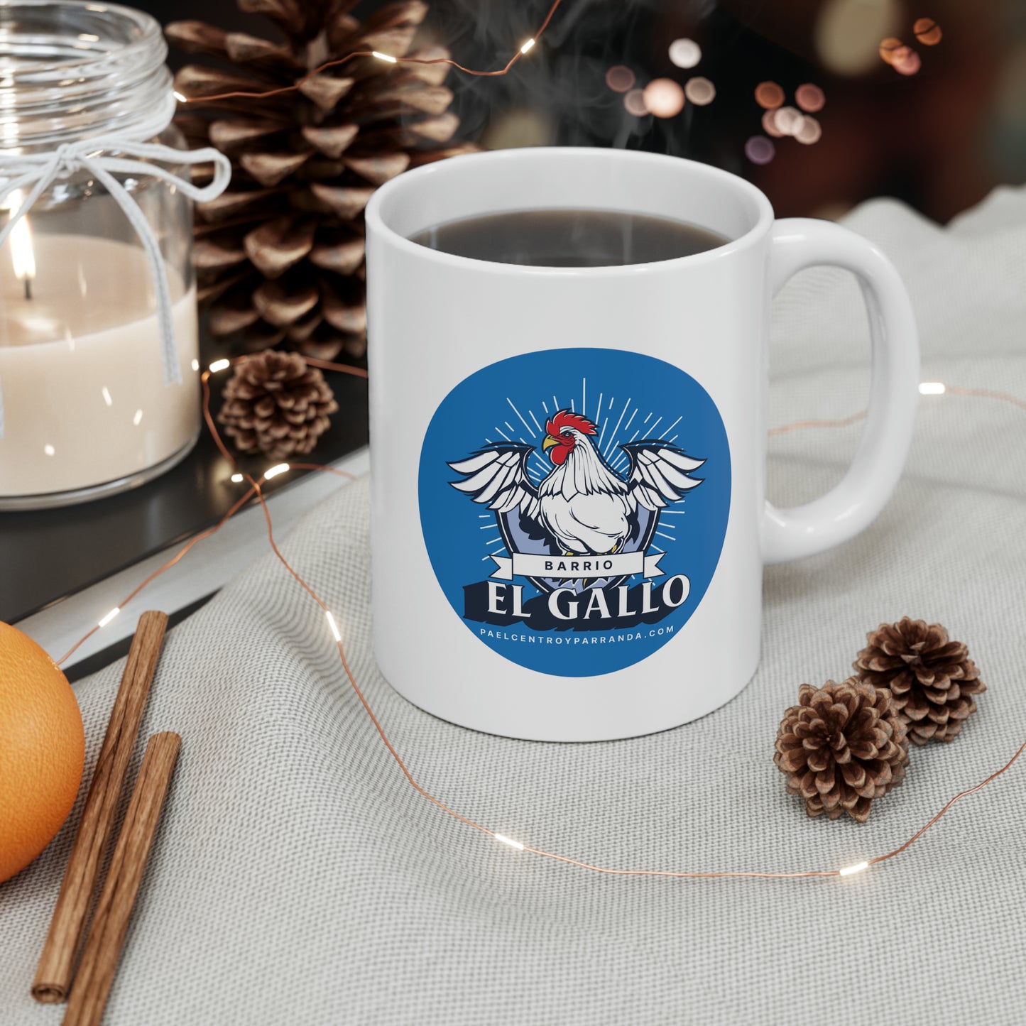 El Gallo, Taguayabón. Ceramic Mug, 11oz