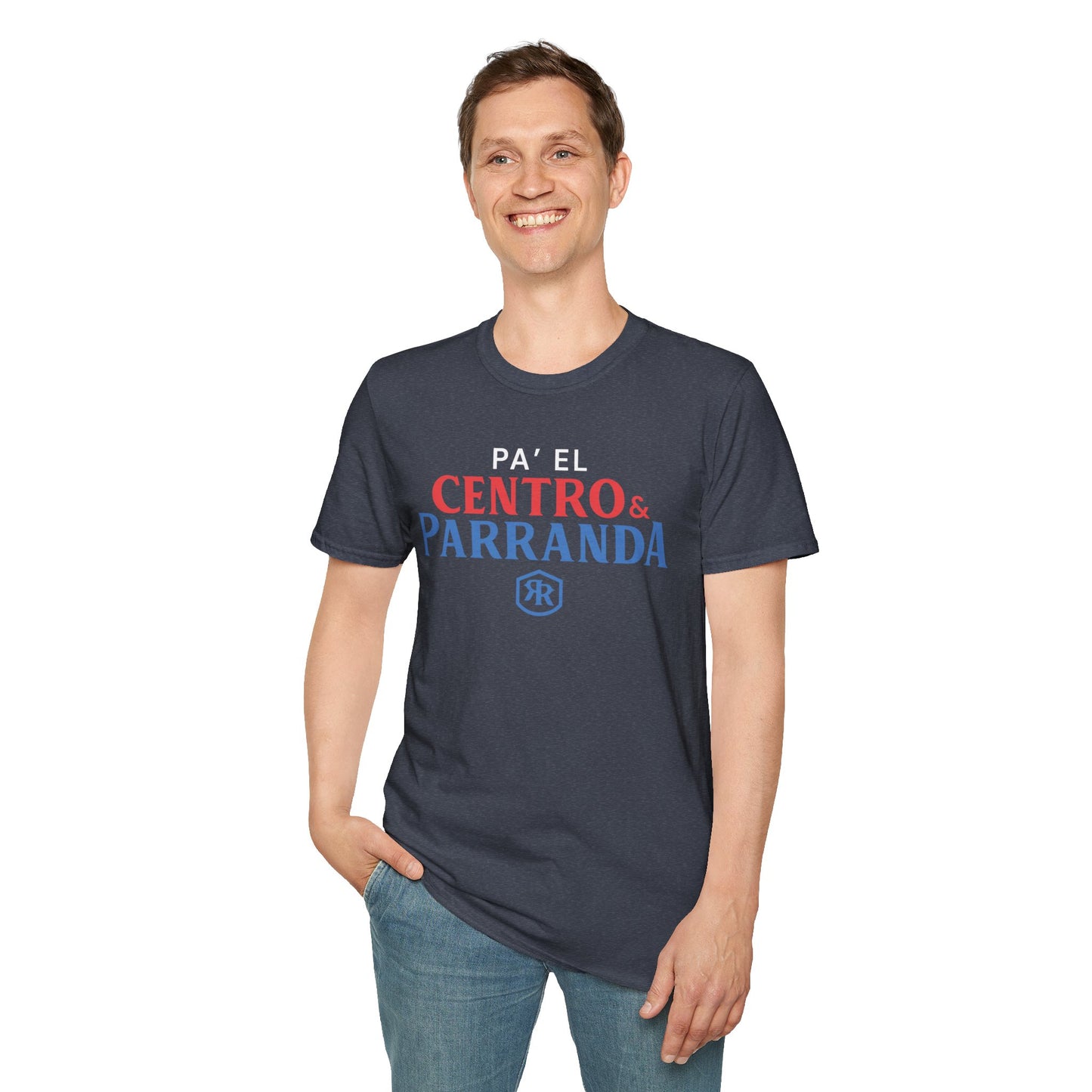 Pa' el centro & parranda, Unisex Softstyle T-Shirt