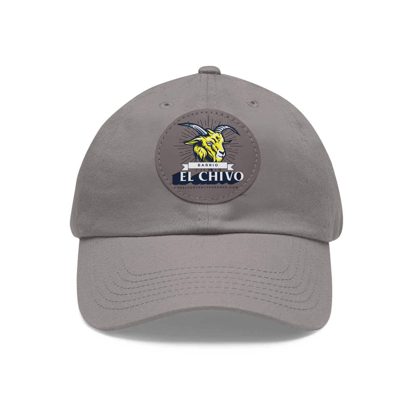 El Chivo, Zaza del Medio. Dad Hat with Leather Patch (Round)