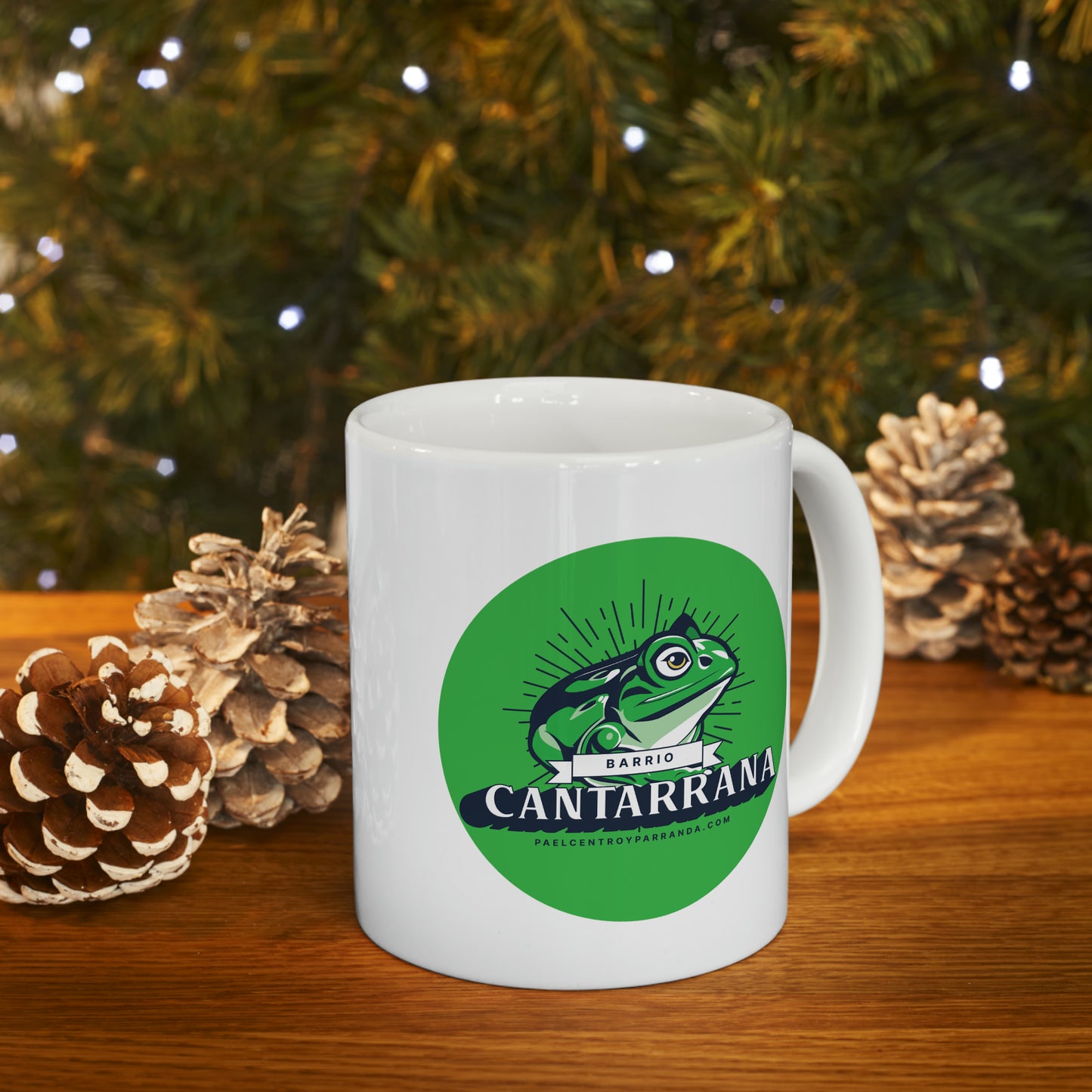 Cantarrana, Guayos. Ceramic Mug, 11oz