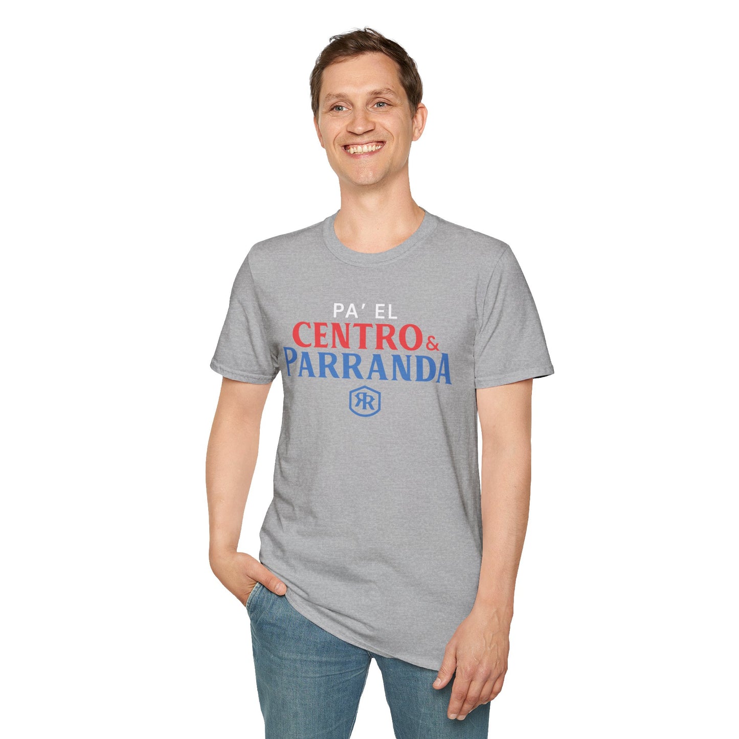 Pa' el centro & parranda, Unisex Softstyle T-Shirt