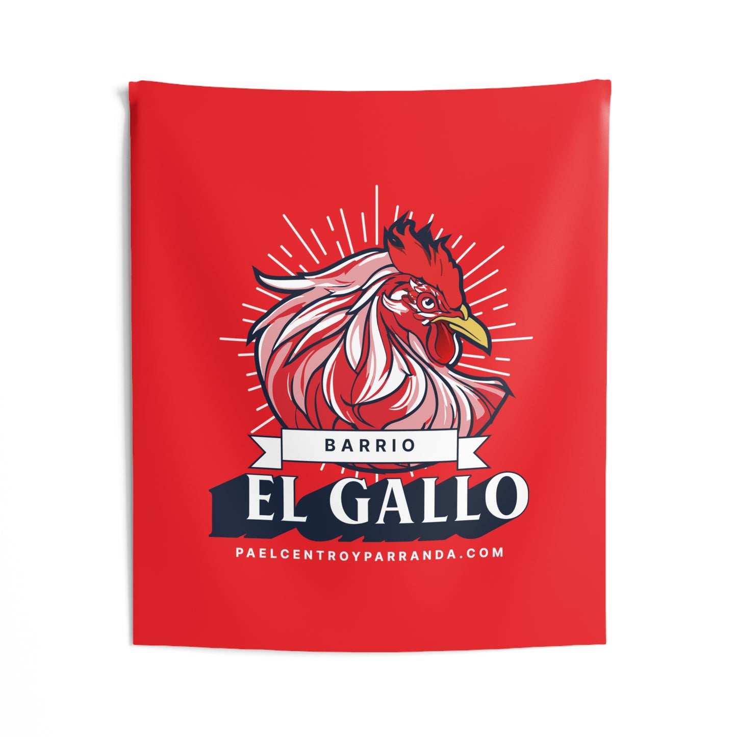 El Gallo, Chambas. Vertical. Indoor Wall Tapestries