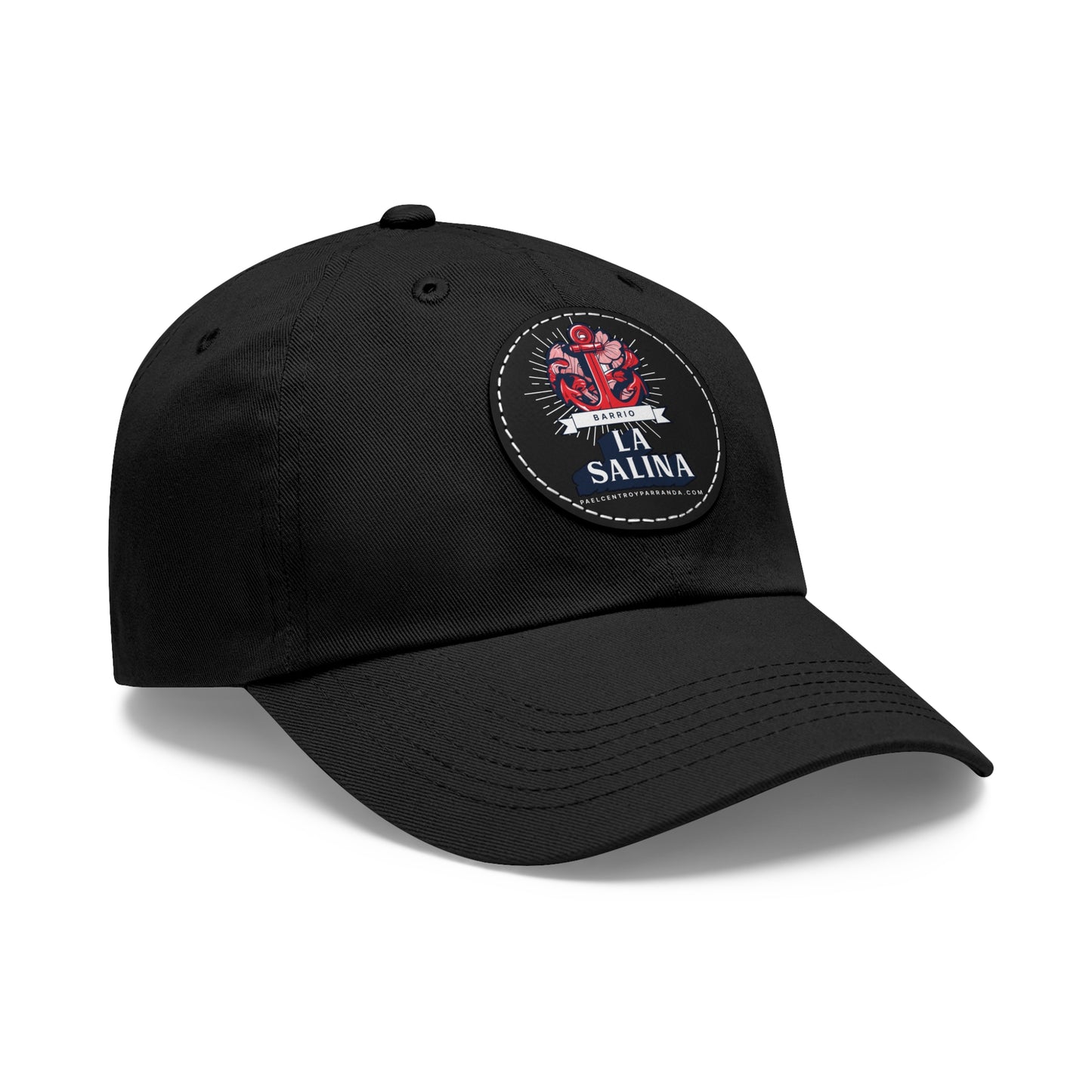 La Salina, Punta Alegre. Dad Hat with Leather Patch (Round)