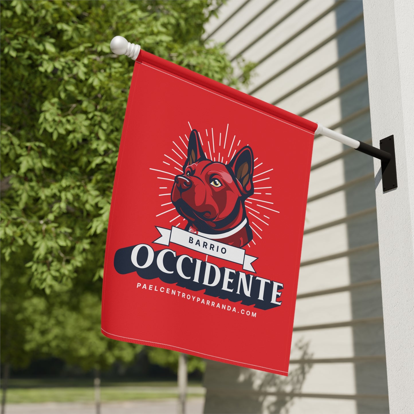 Occidente, Zaza del Medio. Garden & House Banner