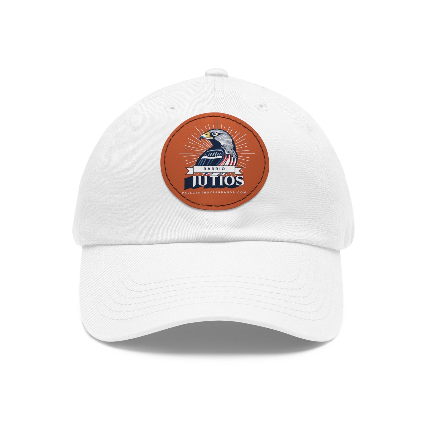 Jutíos, Vueltas. Dad Hat with Leather Patch (Round)