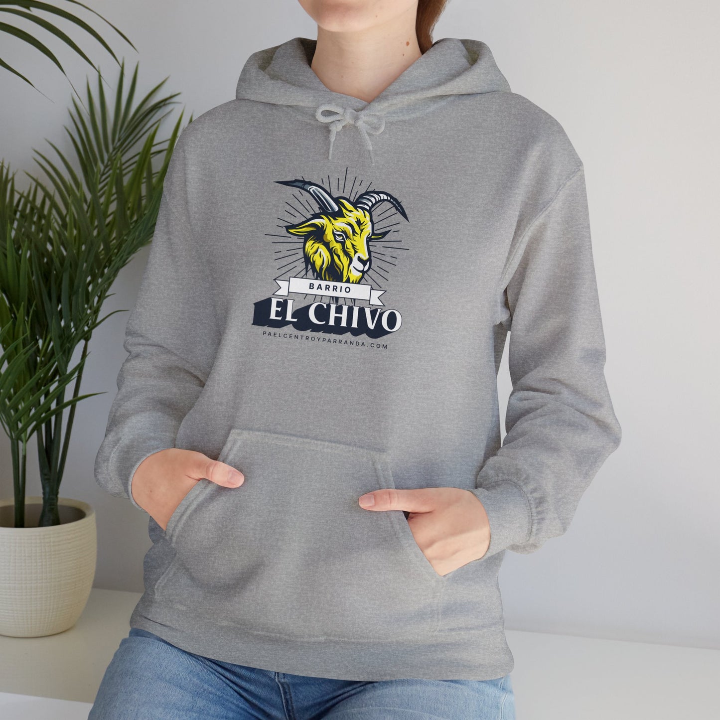 El Chivo, Zaza del Medio. Unisex Heavy Blend™ Hooded Sweatshirt