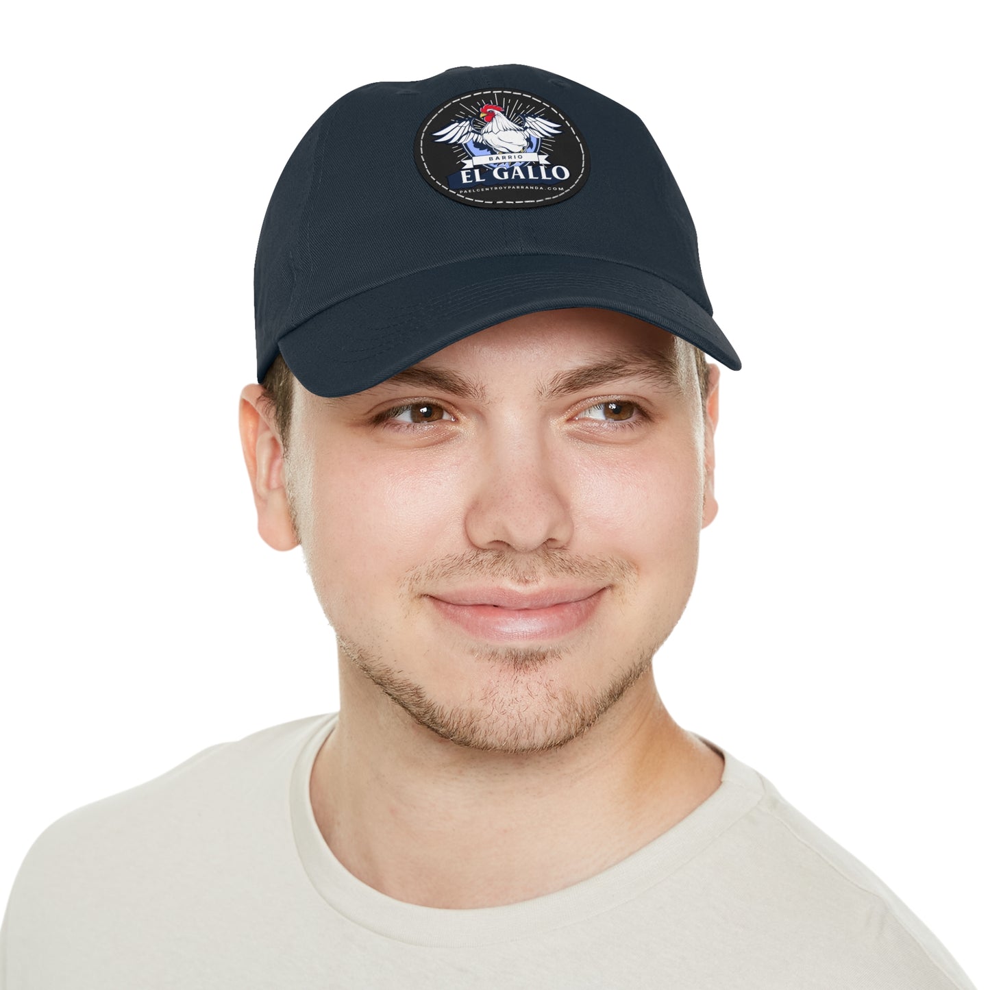 El Gallo, Taguayabón. Dad Hat with Leather Patch (Round)