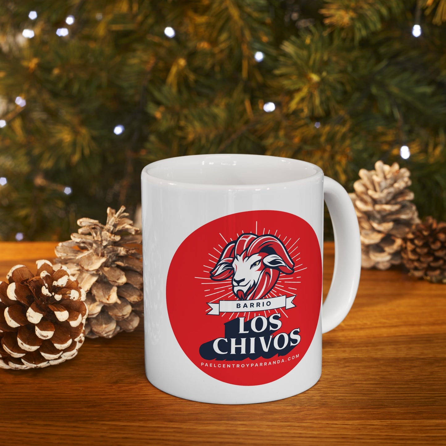 Los Chivos, Encrucijada. Ceramic Mug, 11oz