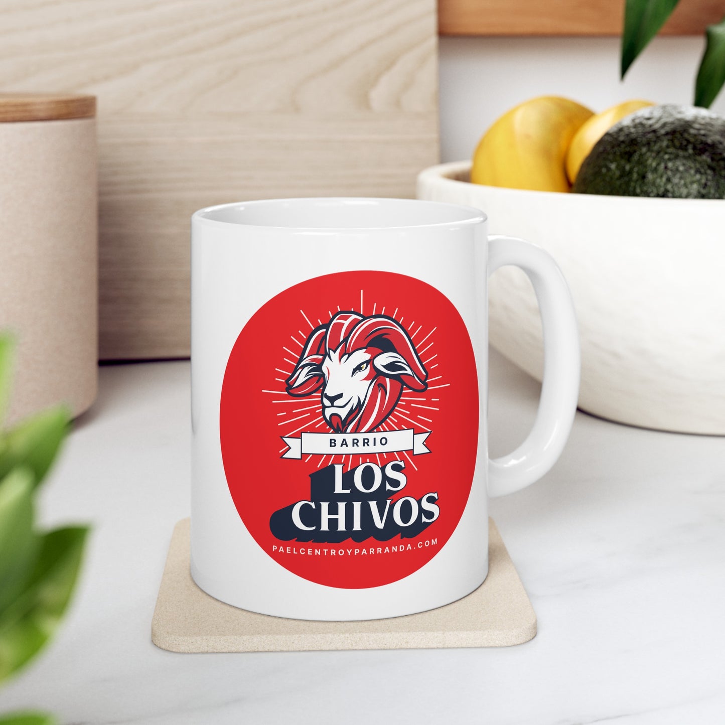 Los Chivos, Encrucijada. Ceramic Mug, 11oz
