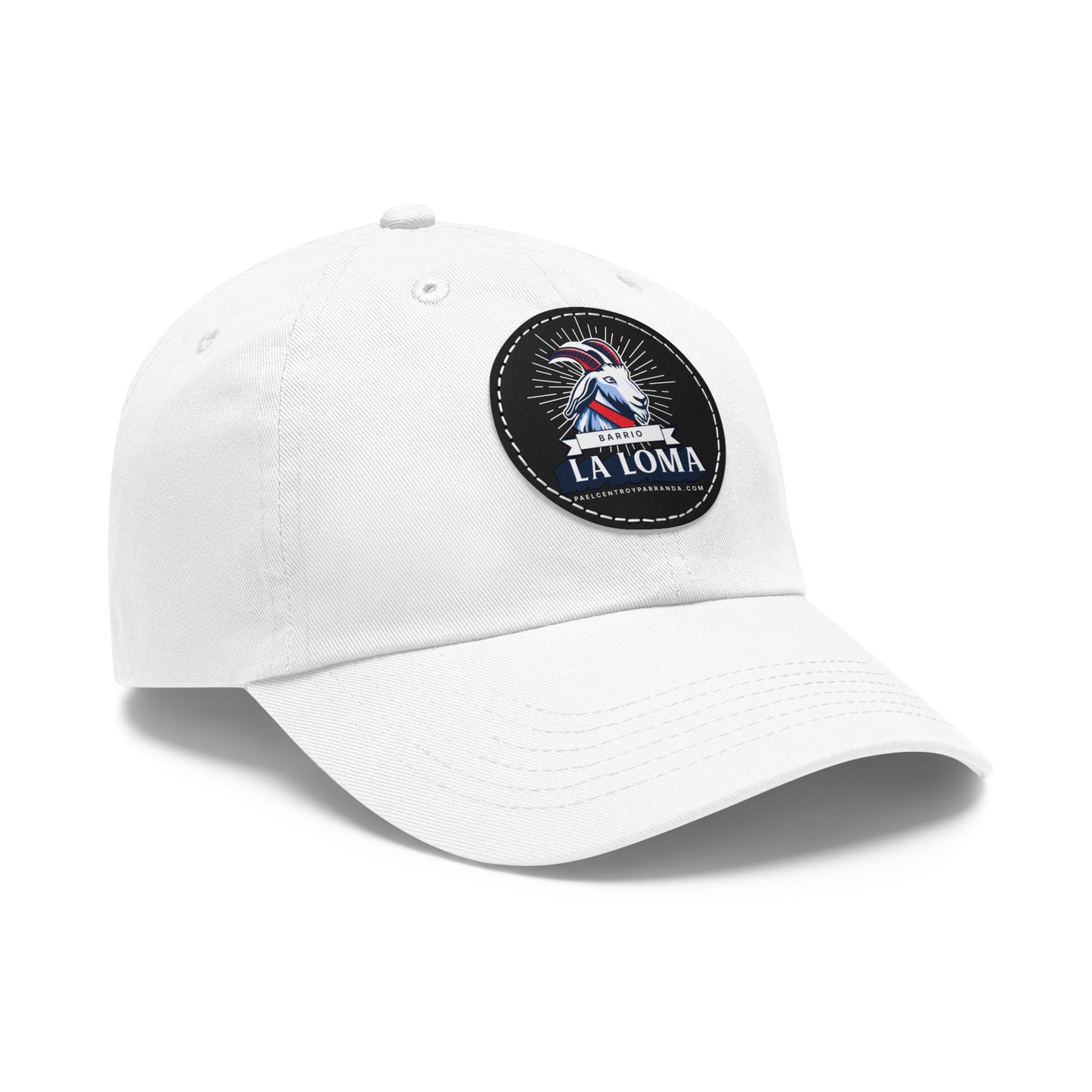 La Loma, Zulueta. Dad Hat with Leather Patch (Round)